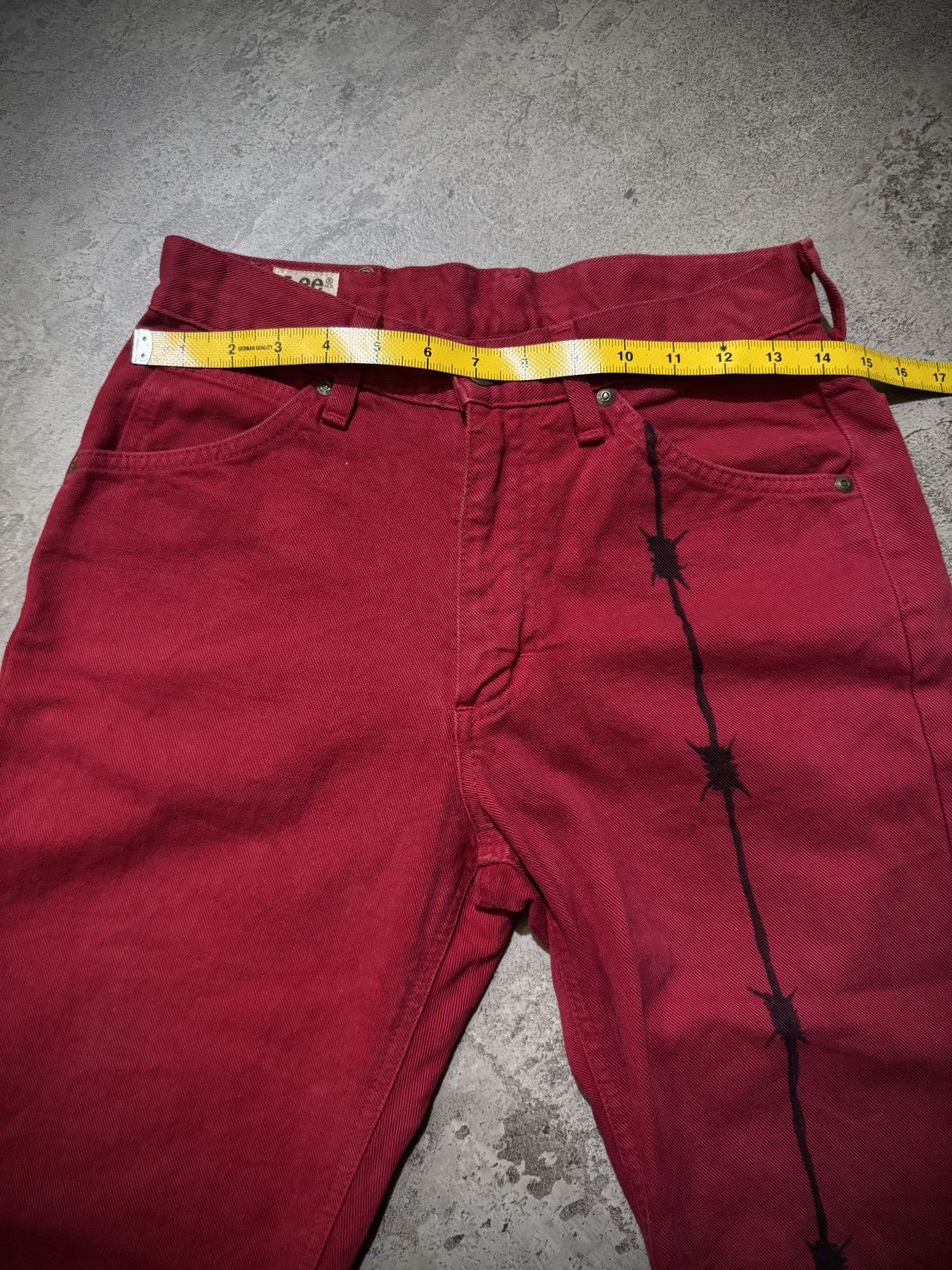 Lee Lee Barbed Wire Ifsixwasnine style Jeans Size US 28 / EU 44 - 9 Thumbnail