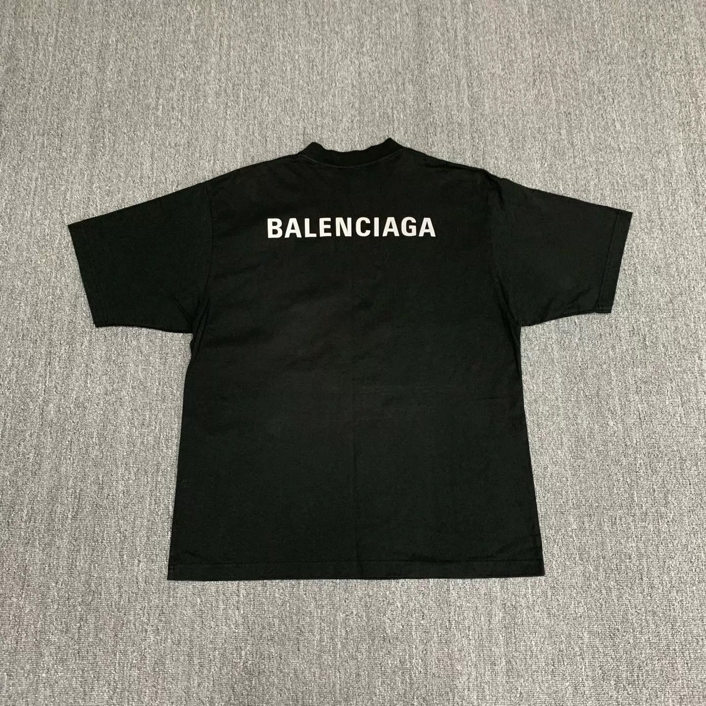 Balenciaga BALENCIAGA Black 3M Reflective Logo Back SS T M Size US M / EU 48-50 / 2 - 2 Thumbnail
