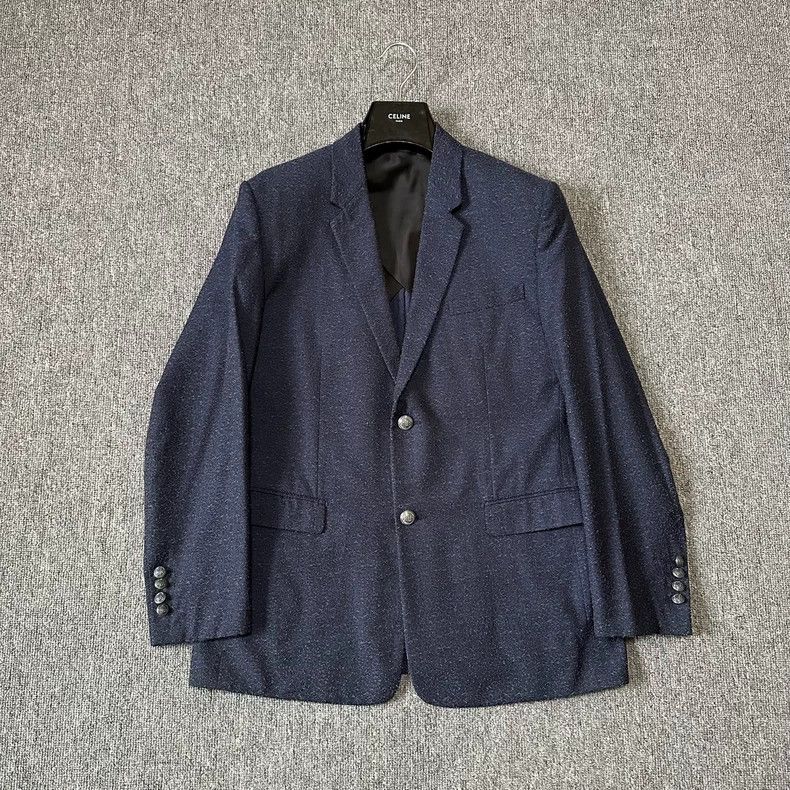 Dior Dior Blue woven wool suit 2501-Nextarrow Size 50R - 1 Thumbnail