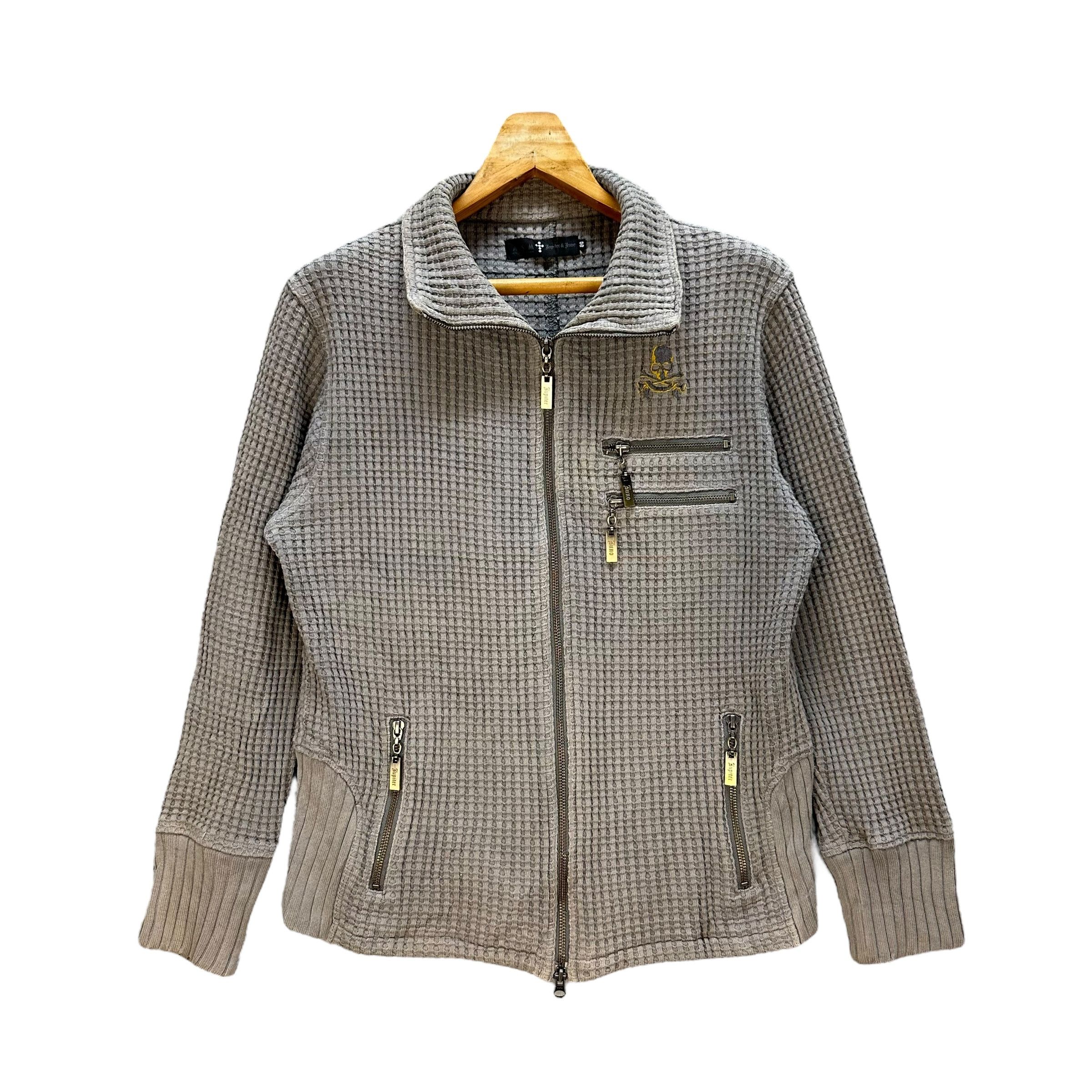 Japanese Brand A.S.M Jupiter & Juno Japan Sweater Jacket #A20-0469 Size L / US 10 / IT 46 - 1 Thumbnail