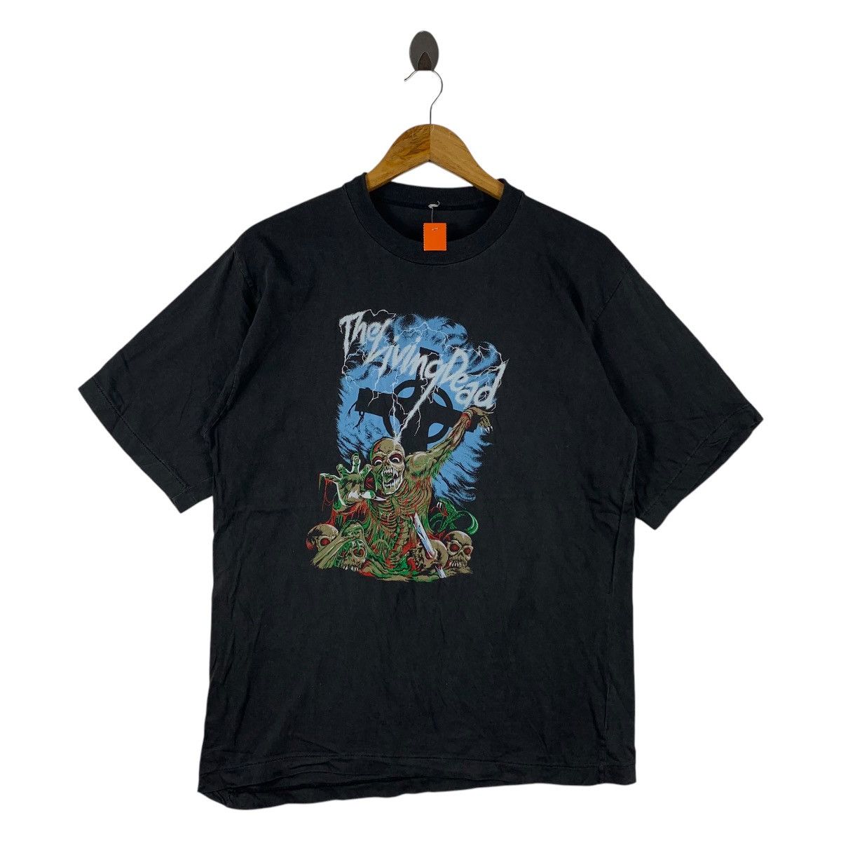 Vintage Vintage THE LIVING DEAD zombie horror movie tee Size US M / EU 48-50 / 2 - 1 Thumbnail