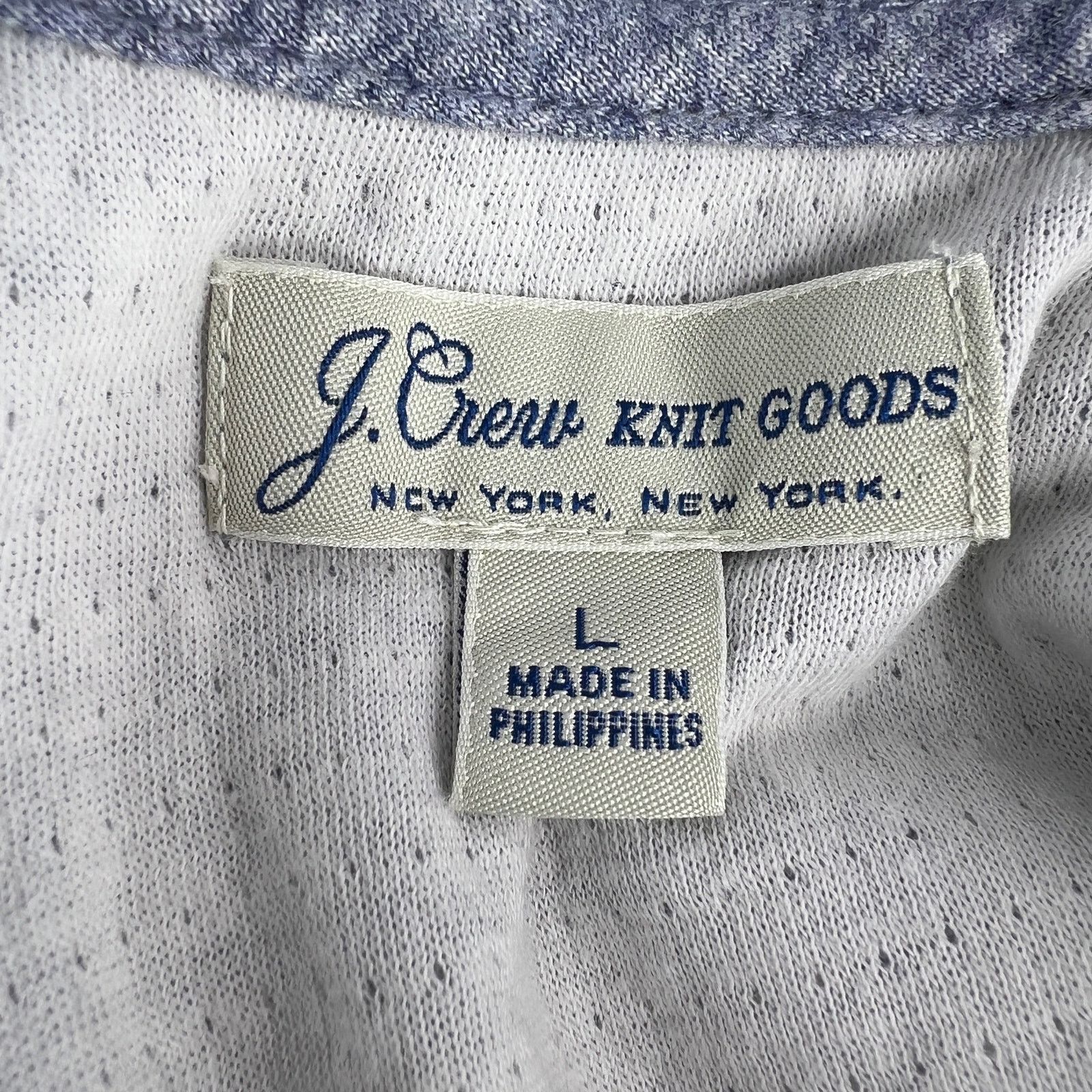 J.Crew J. Crew Quarter Zip Sweatshirt Long Sleeve Blue Size US L / EU 52-54 / 3 - 3 Thumbnail