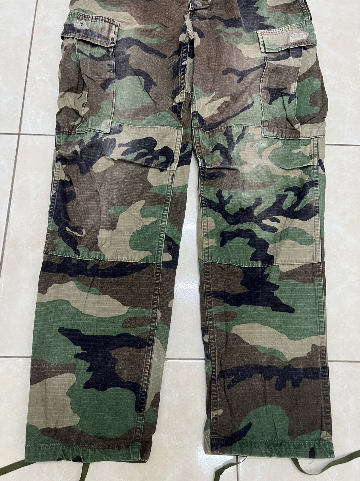 Avirex US Army 1988 Hot Weather Woodland Camo Combat Trousers OG Size US 32 / EU 48 - 3 Thumbnail