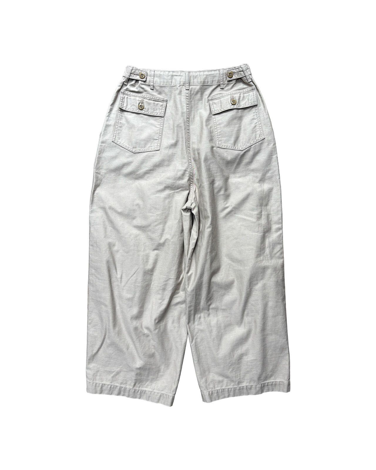 Needles Needles HD Fatigued Pants Beige Japan Size US 28 / EU 44 - 2 Thumbnail