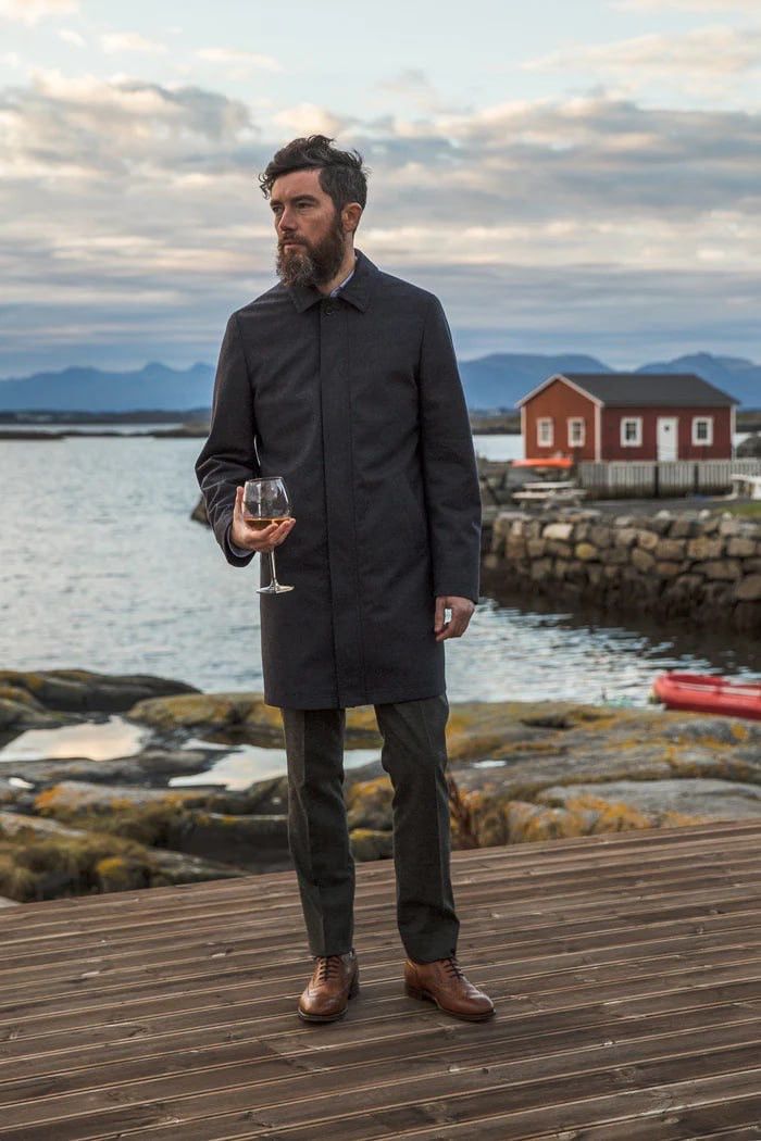Bonnegueule BonneGueule Schoeller switzerland wool raincoat Zip Jacket Size US S / EU 44-46 / 1 - 2 Thumbnail