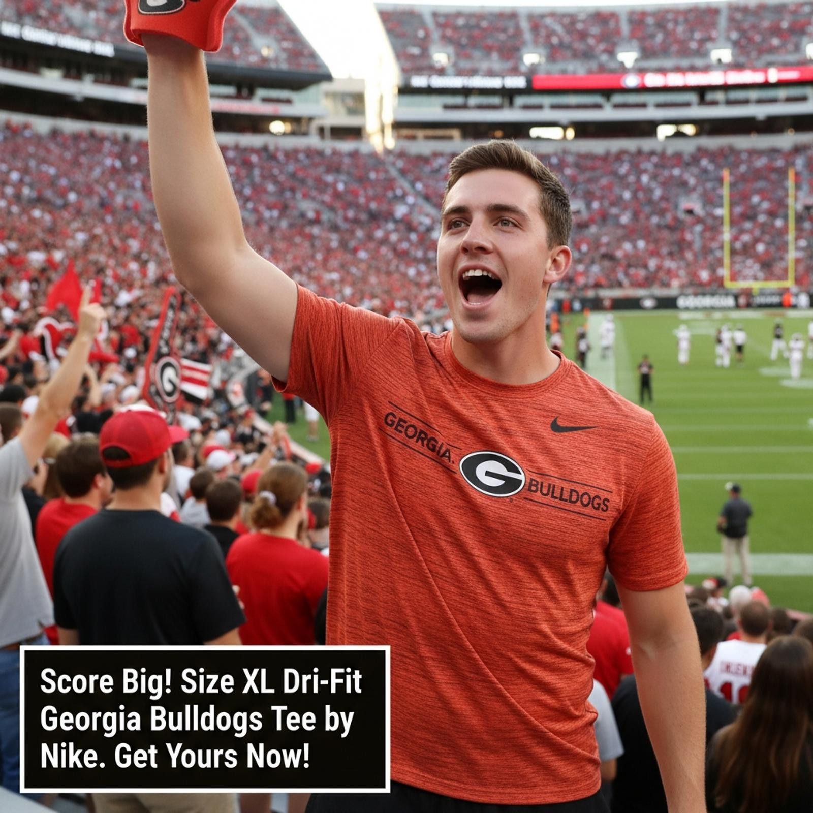 Nike Nike Dri-Fit Georgia Bulldogs Men's T-Shirt Size XL Size US XL / EU 56 / 4 - 1 Thumbnail