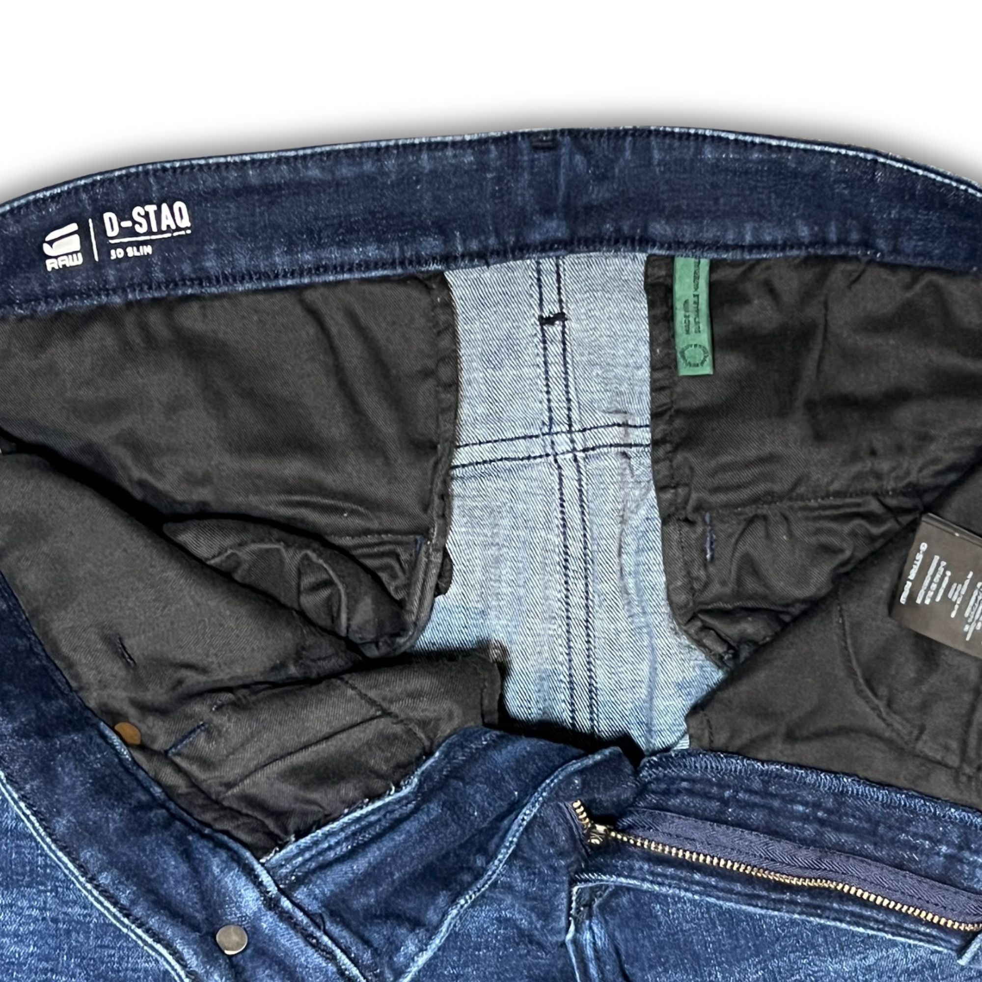 Other G-Star Raw D-Staq Slim Jeans Dark Wash Size 33 Made In Colom Size 33" - 7 Thumbnail