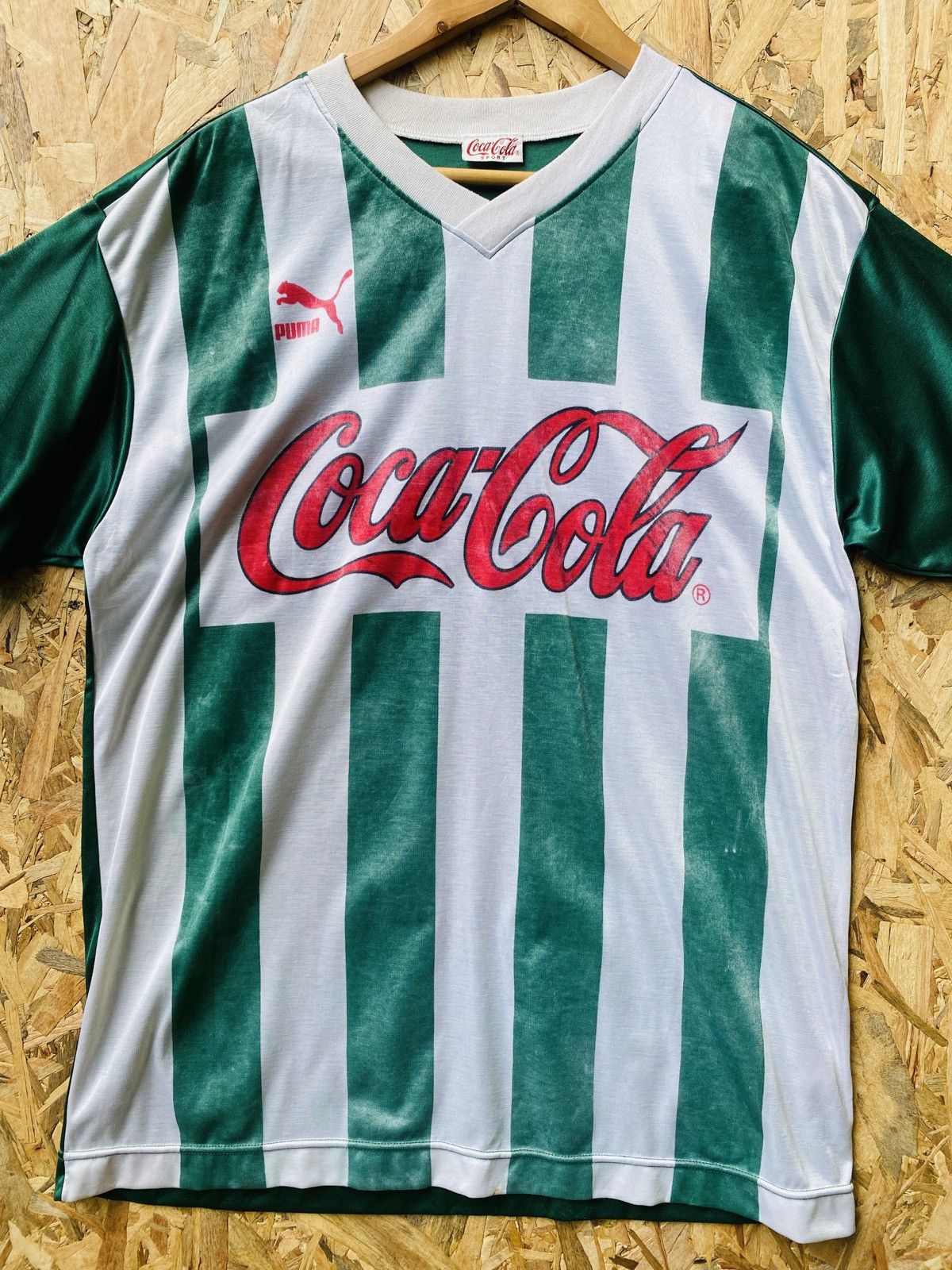 Coca Cola × Puma Vintage puma 1994 soccer jersey Size US M / EU 48-50 / 2 - 6 Thumbnail