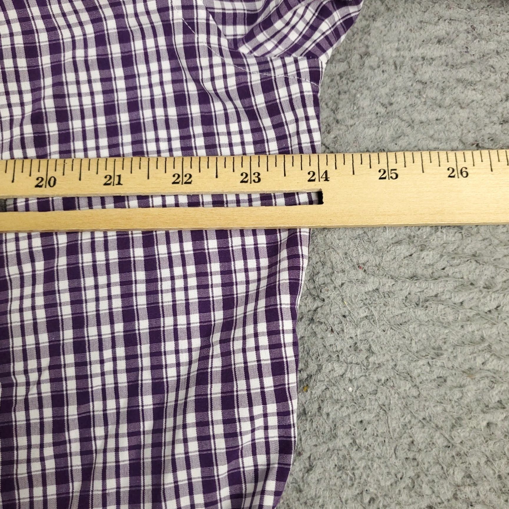 Brooks Brothers VINTAGE? No. Brooks Brothers Shirt Mens Large Purple Plaid Button-Up Long Sleeve - Classic Preppy Cotton Shirt Adult Large Purple Plaid Mens Size US L / EU 52-54 / 3 - 5 Thumbnail