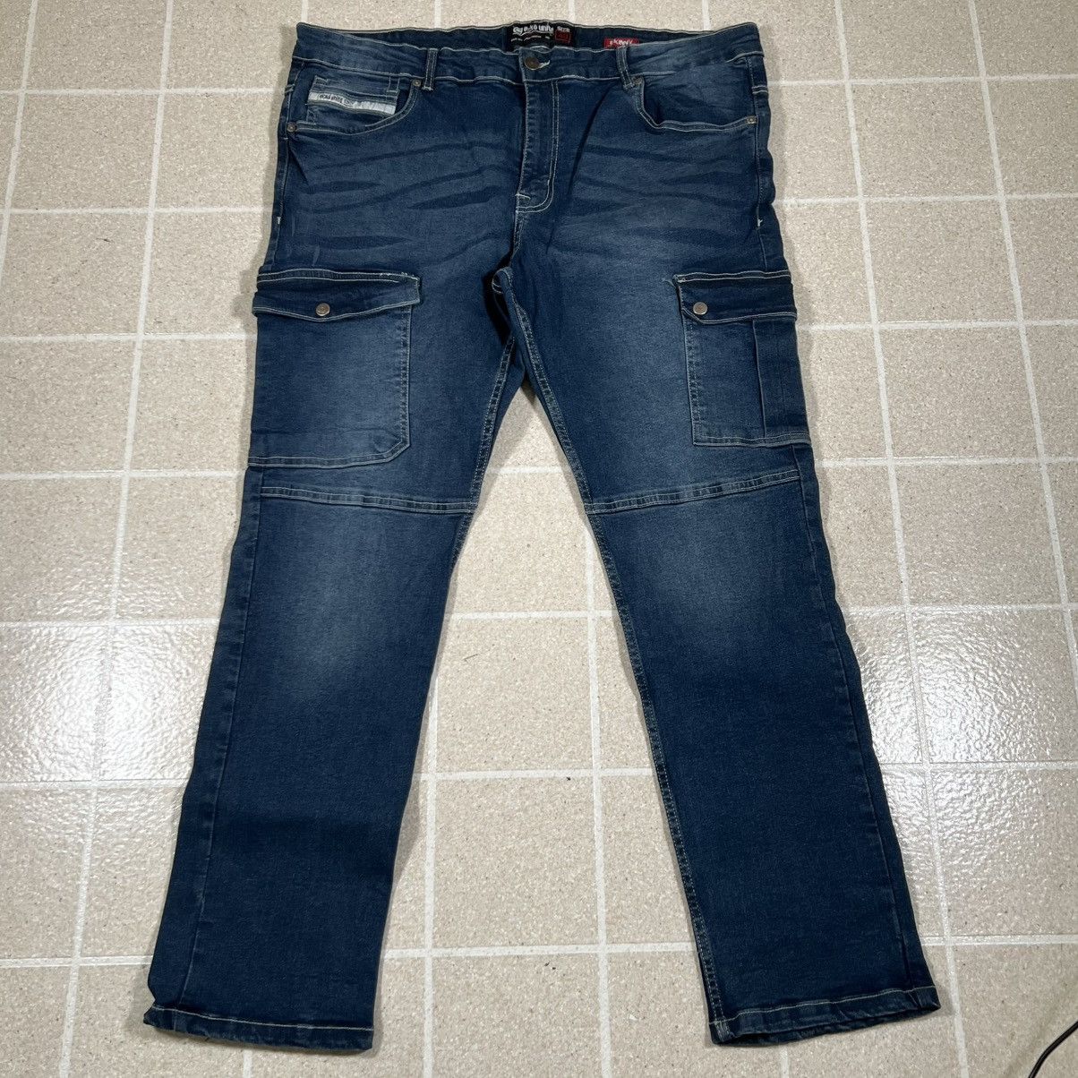 Ecko Unltd. Vintage Ecko Unltd Cargo Jeans Mens 40x32 Utility Pant Y2K Size US 40 / EU 56 - 1 Thumbnail