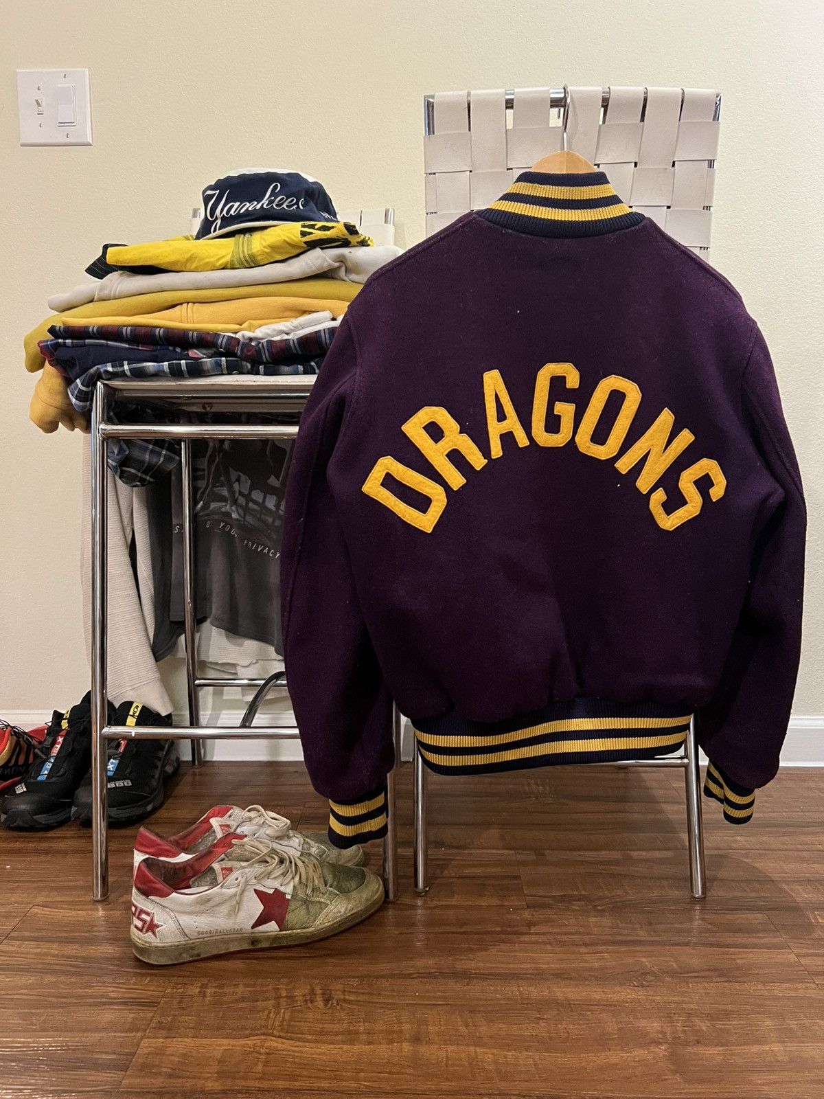 Vintage 1984 Dragons varsity Size US M / EU 48-50 / 2 - 4 Thumbnail