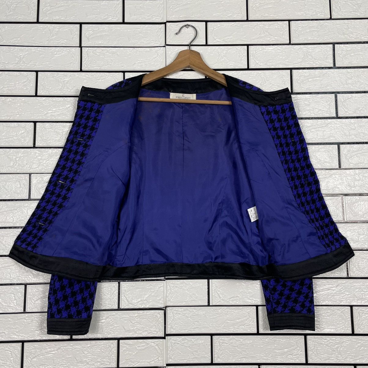 Other Roberto Capucci Plaid Purple Crop Jacket Size S / US 4 / IT 40 - 11 Thumbnail