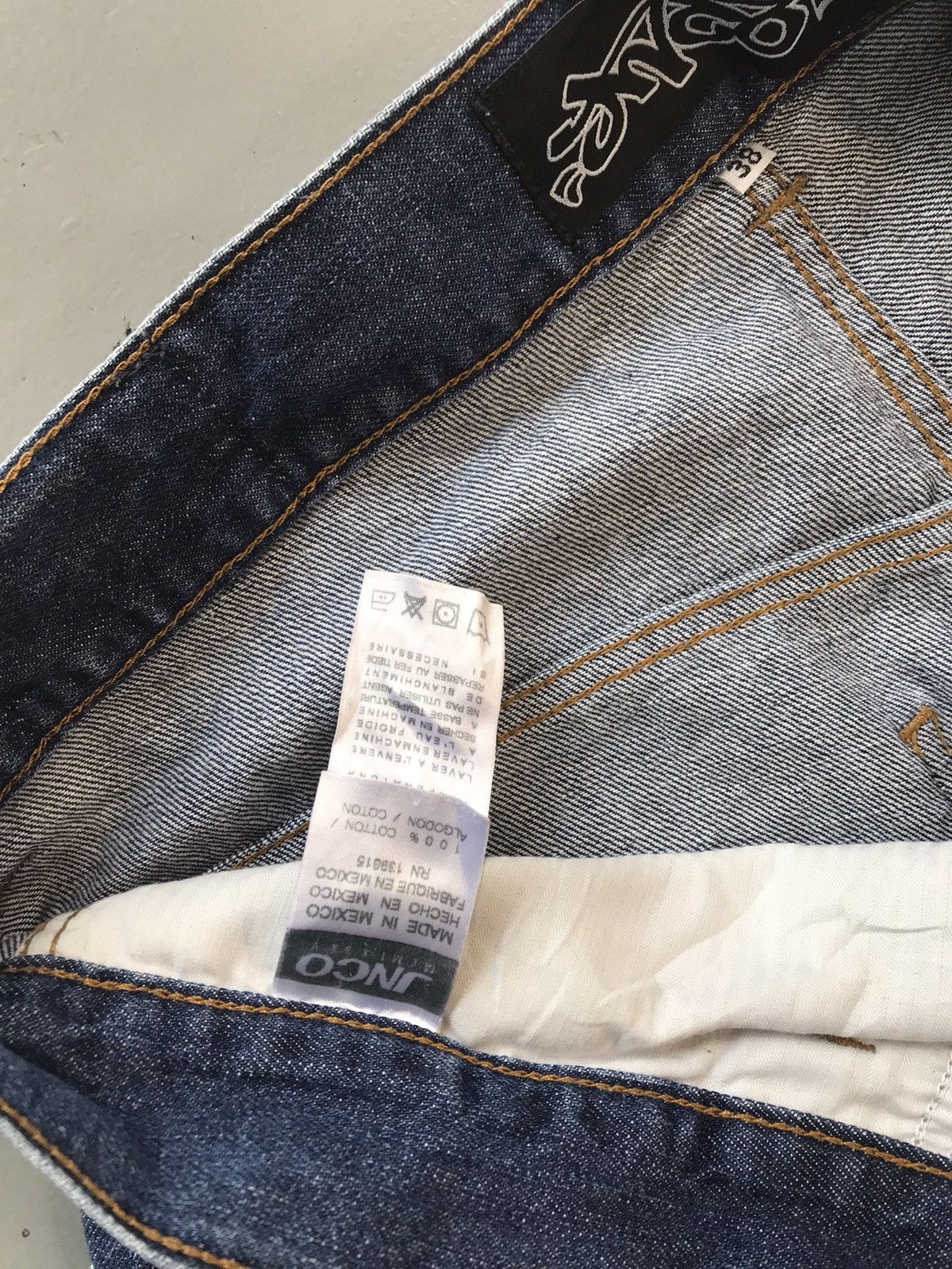 JNCO × Vintage Vintage Jnco SpellOut embroidered big pocket denim Size US 38 / EU 54 - 7 Thumbnail