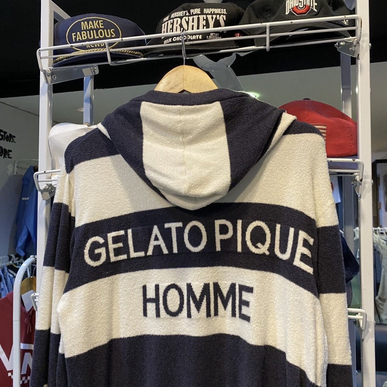 Japanese Brand × Vintage HOT ITEM!! GELATO PIQUE HOMME NYLON HOODIE Size US M / EU 48-50 / 2 - 3 Thumbnail