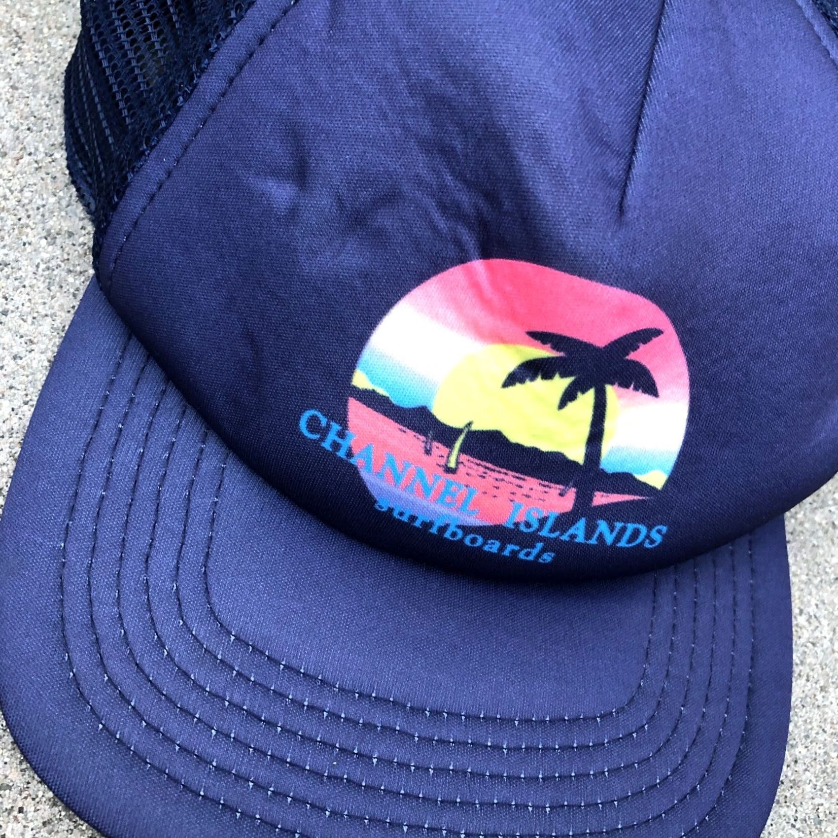 Chanel CHANNEL ISLANDS SURFBOARD Trucker Hat Men's Snapback Cap Blue Adjustable One Size Size ONE SIZE - 2 Thumbnail