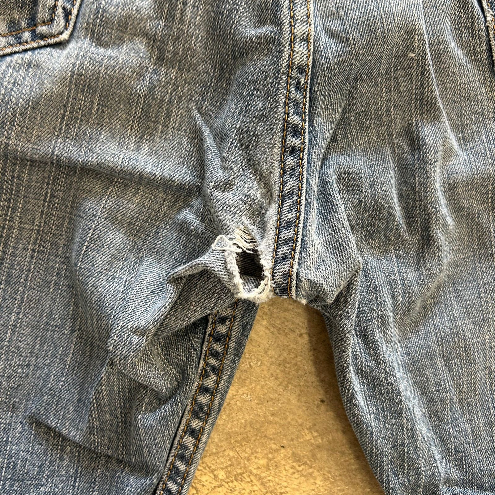 Levi's Levis Strait leg Baggy Jeans (Flaw) Size US 36 / EU 52 - 3 Thumbnail