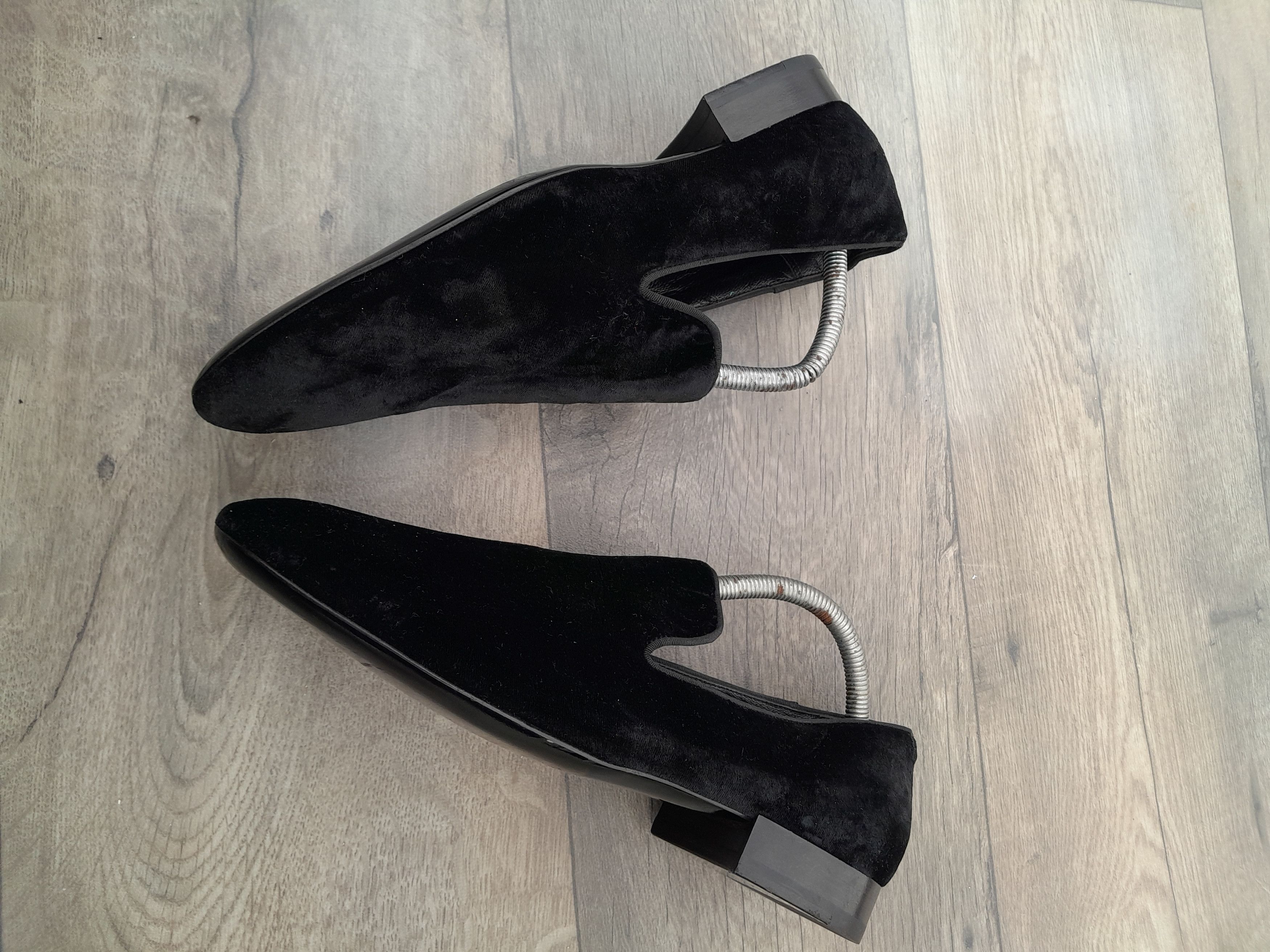 Saint Laurent Paris Saint Laurent YSL Black velvet loafers Size US 7 / EU 40 - 2 Thumbnail