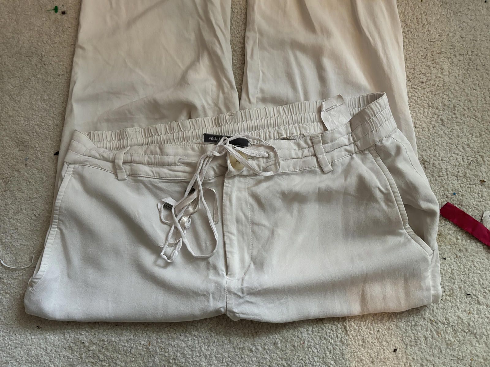 Vince NEW Vince Women's Lightweight Drawstring Pants – Size M Size 32" / US 10 / IT 46 - 7 Thumbnail