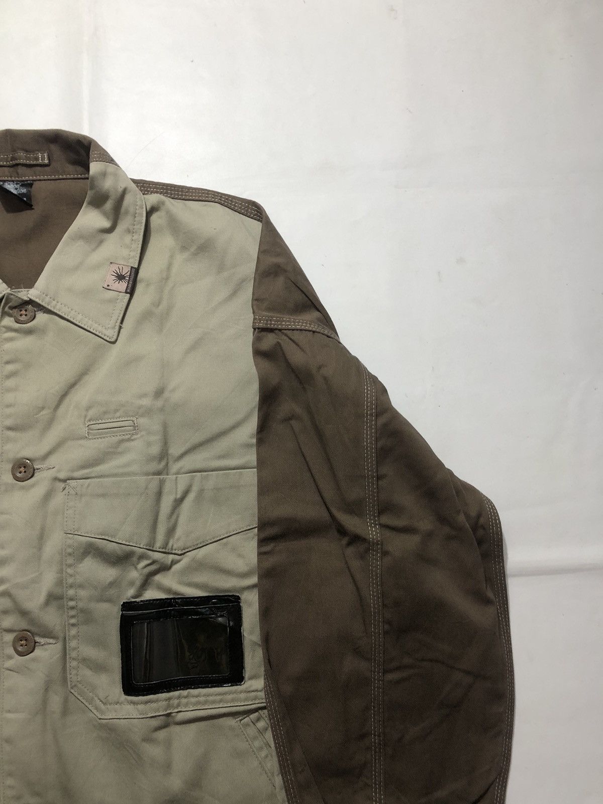Japanese Brand × Maison MIHARA YASUHIRO Miharayasuhiro Two Toned Work Jacket Size US XL / EU 56 / 4 - 3 Thumbnail