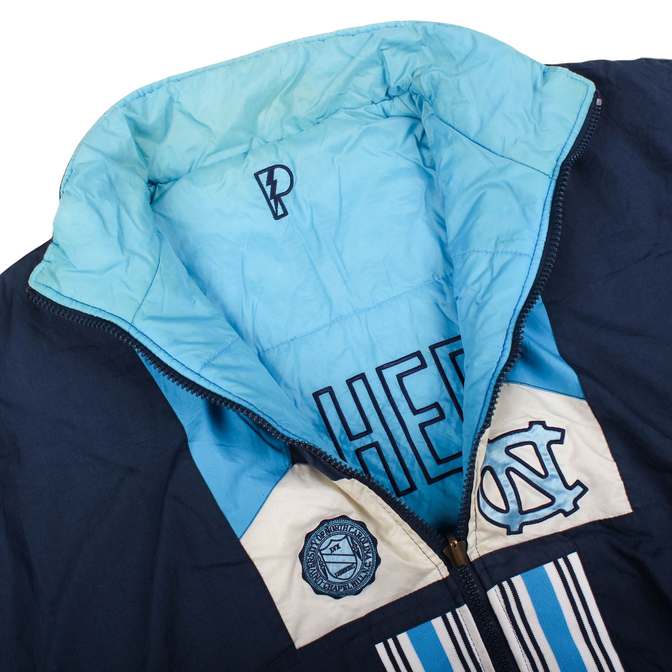 Pro Player North Carolina Tar Heels Jacket UNC College NCAA 90s Size US XL / EU 56 / 4 - 5 Thumbnail