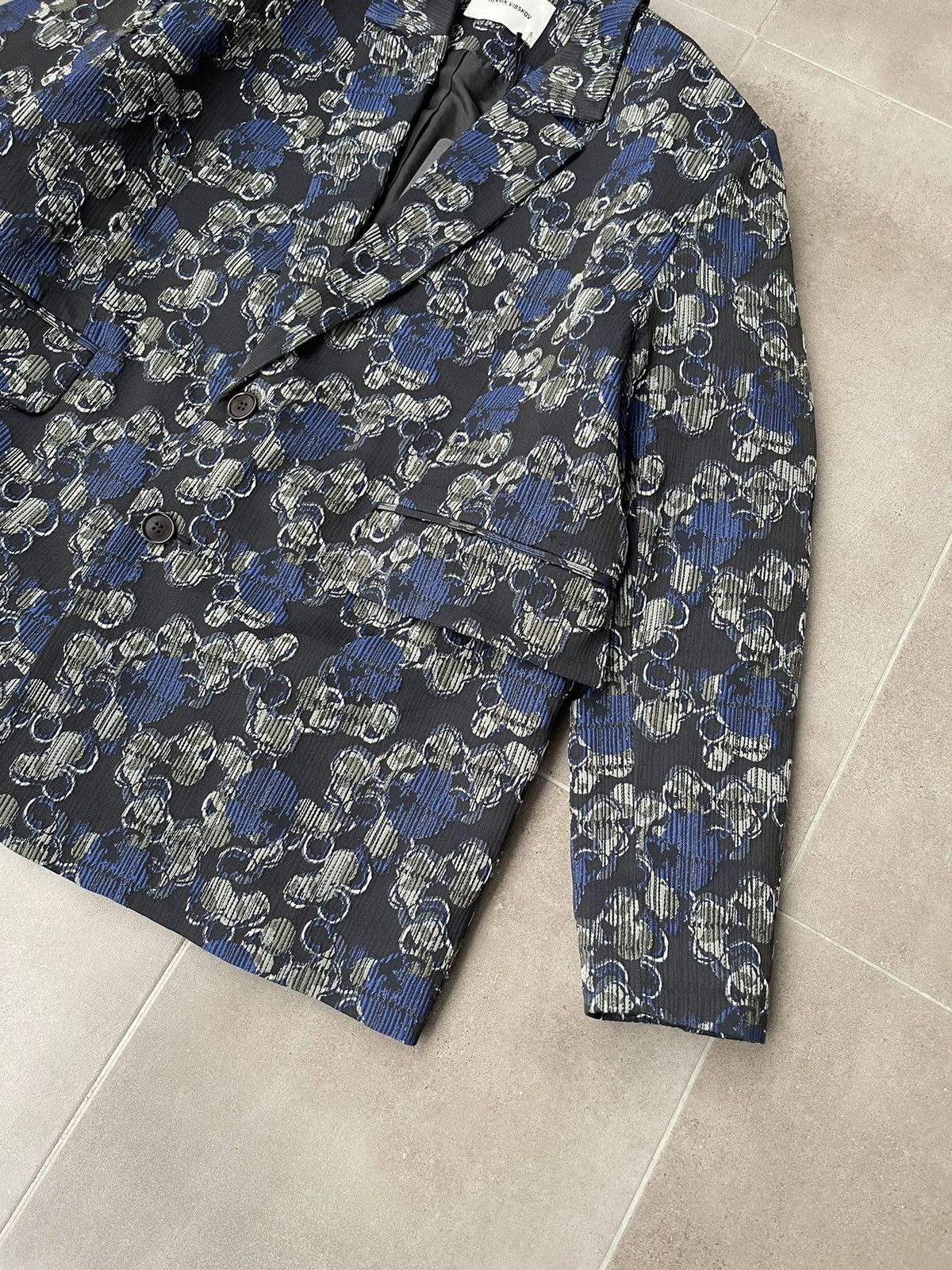 Henrik Vibskov !DS! AW22 Henrik Vibskov Blue Moon Sponge Blazer Size US L / EU 52-54 / 3 - 7 Thumbnail