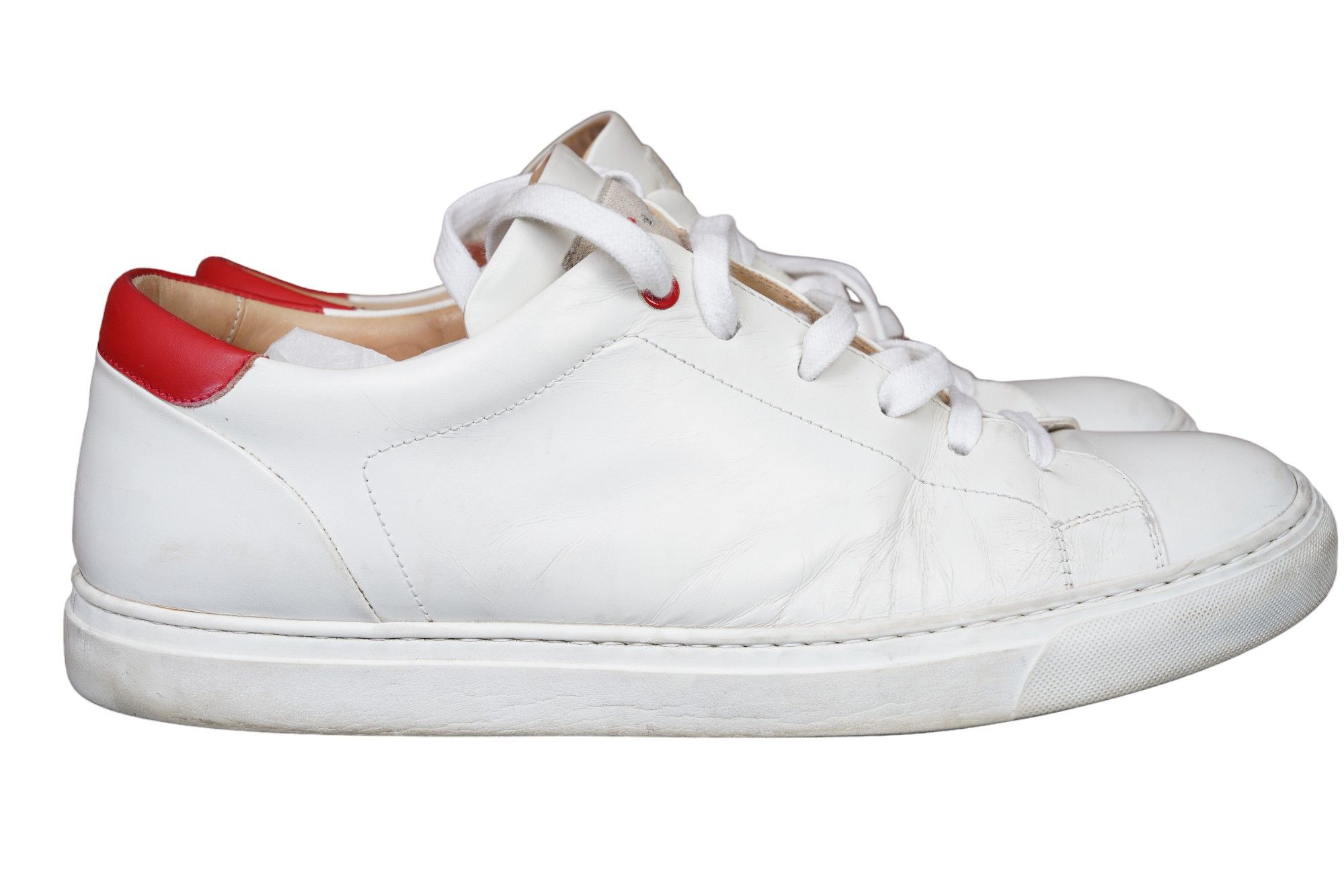 Kiton Kiton sneaker leather white 44 UK Size US 11 / EU 44 - 5 Thumbnail