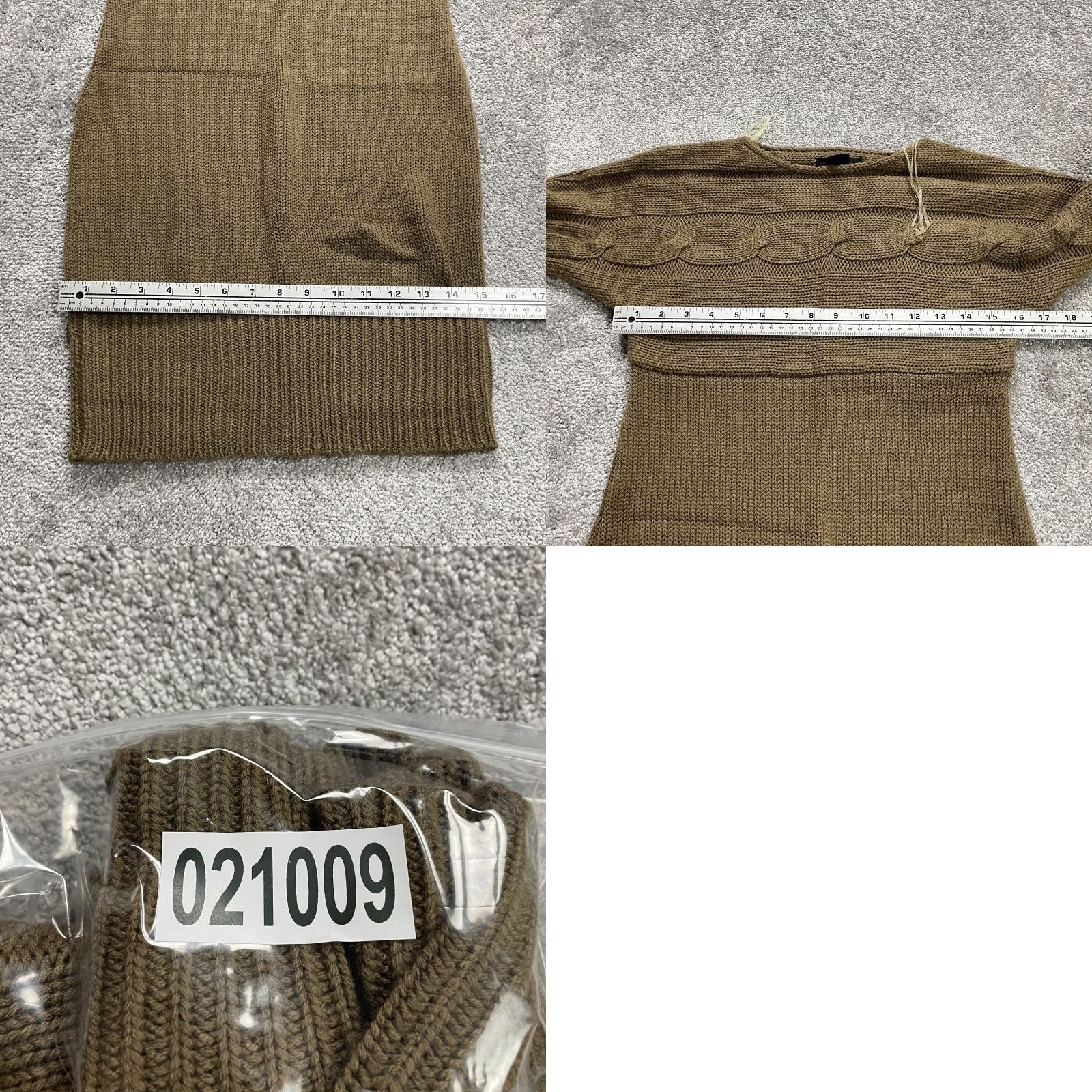 Vintage ATTENTION Dress Women Small Brown Midi Knit Short Sleeve Pullover Shift Casual Workwear Size S / US 4 / IT 40 - 8 Thumbnail