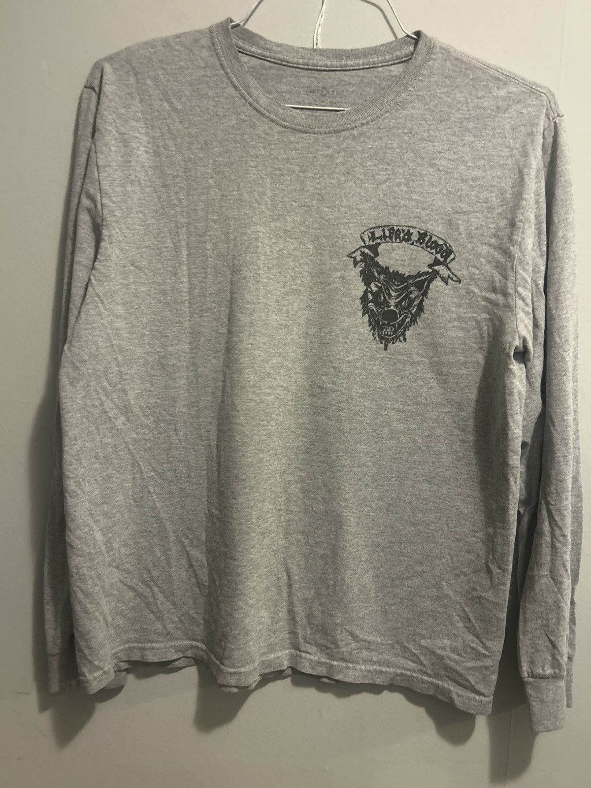 Vintage Life Blood hardcore punk longsleeve t shirt Size US M / EU 48-50 / 2 - 1 Thumbnail