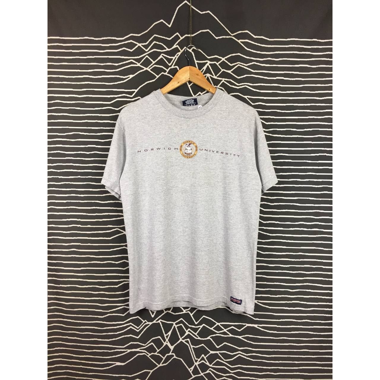 Jansport × Vintage Vtg Jansport Norwich University Made In Usa Collegiate Tee Size US M / EU 48-50 / 2 - 2 Thumbnail