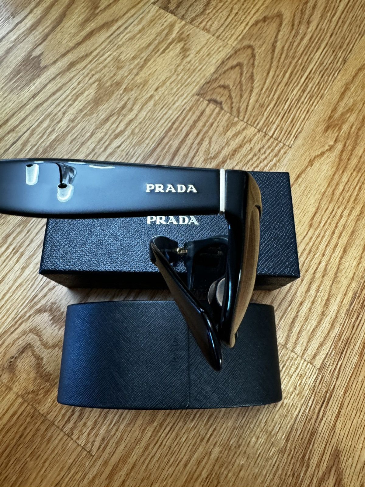 Prada Cat Eye Prada Sunglasses Size ONE SIZE - 2 Thumbnail