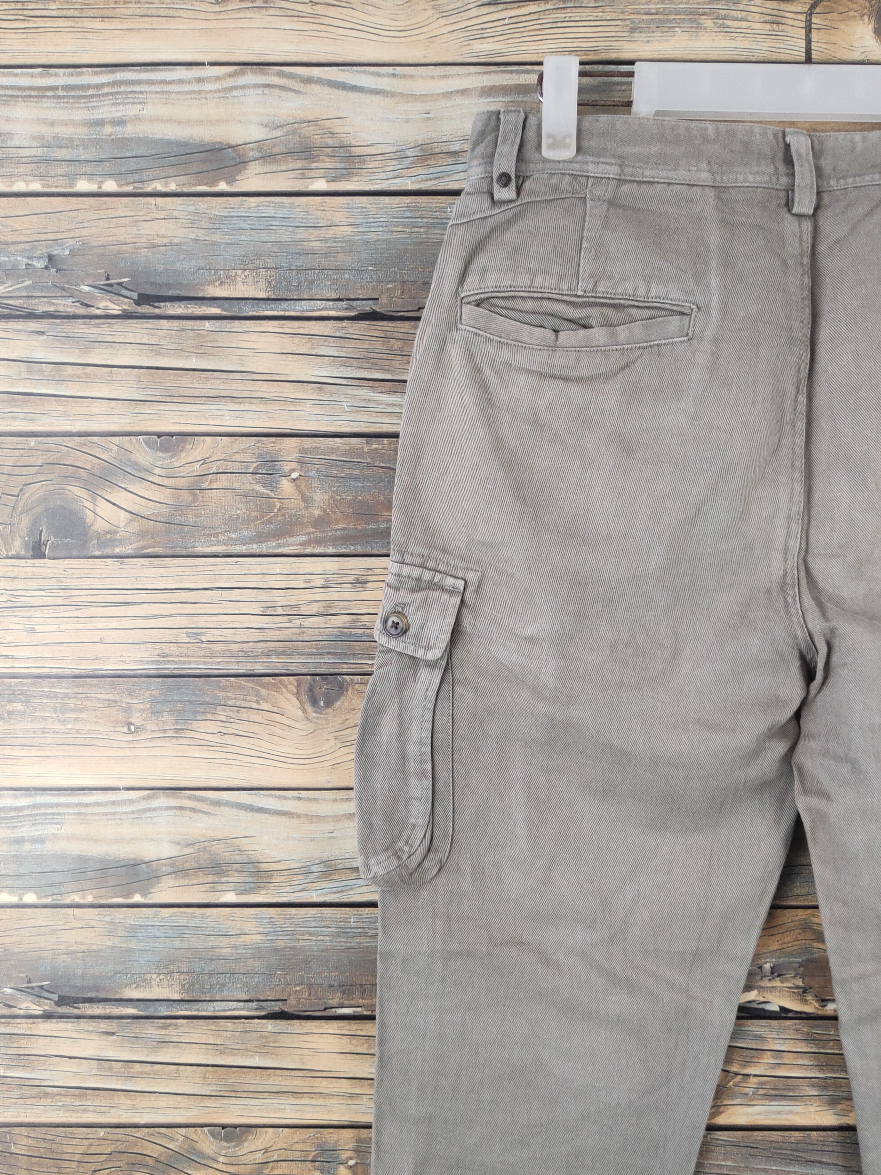 ONS DL Ons Olive Faded Multipocket Cargo Pants #2105 Size US 30 / EU 46 - 8 Thumbnail