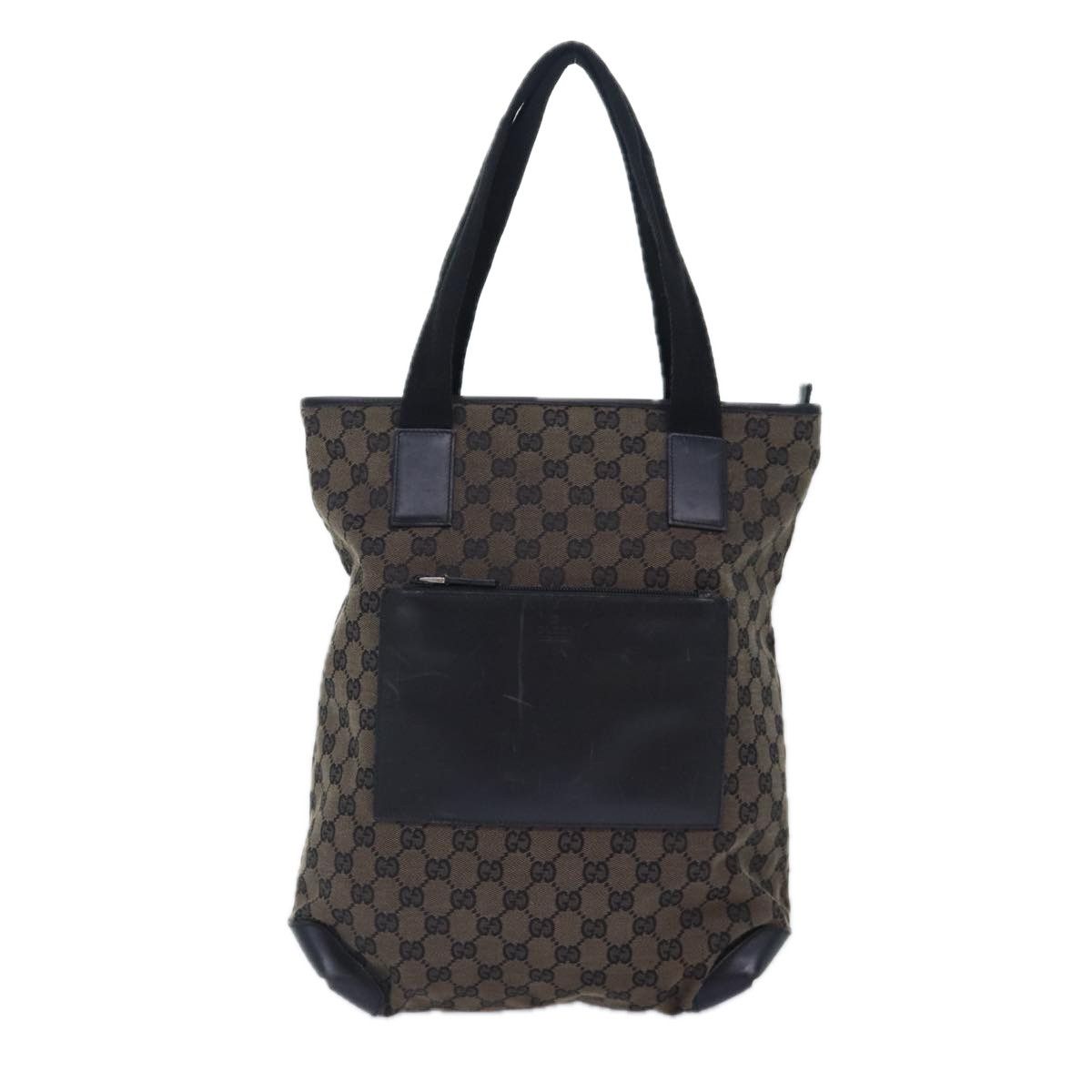 Gucci Brown Canvas Tote Bag (Pre-Owned) Size ONE SIZE - 1 Thumbnail