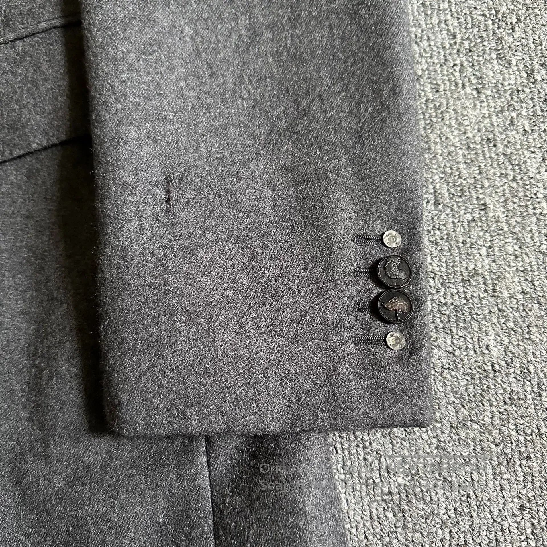 Thom Browne Thom Browne Distressed Wool Blazer. Size US S / EU 44-46 / 1 - 2 Thumbnail