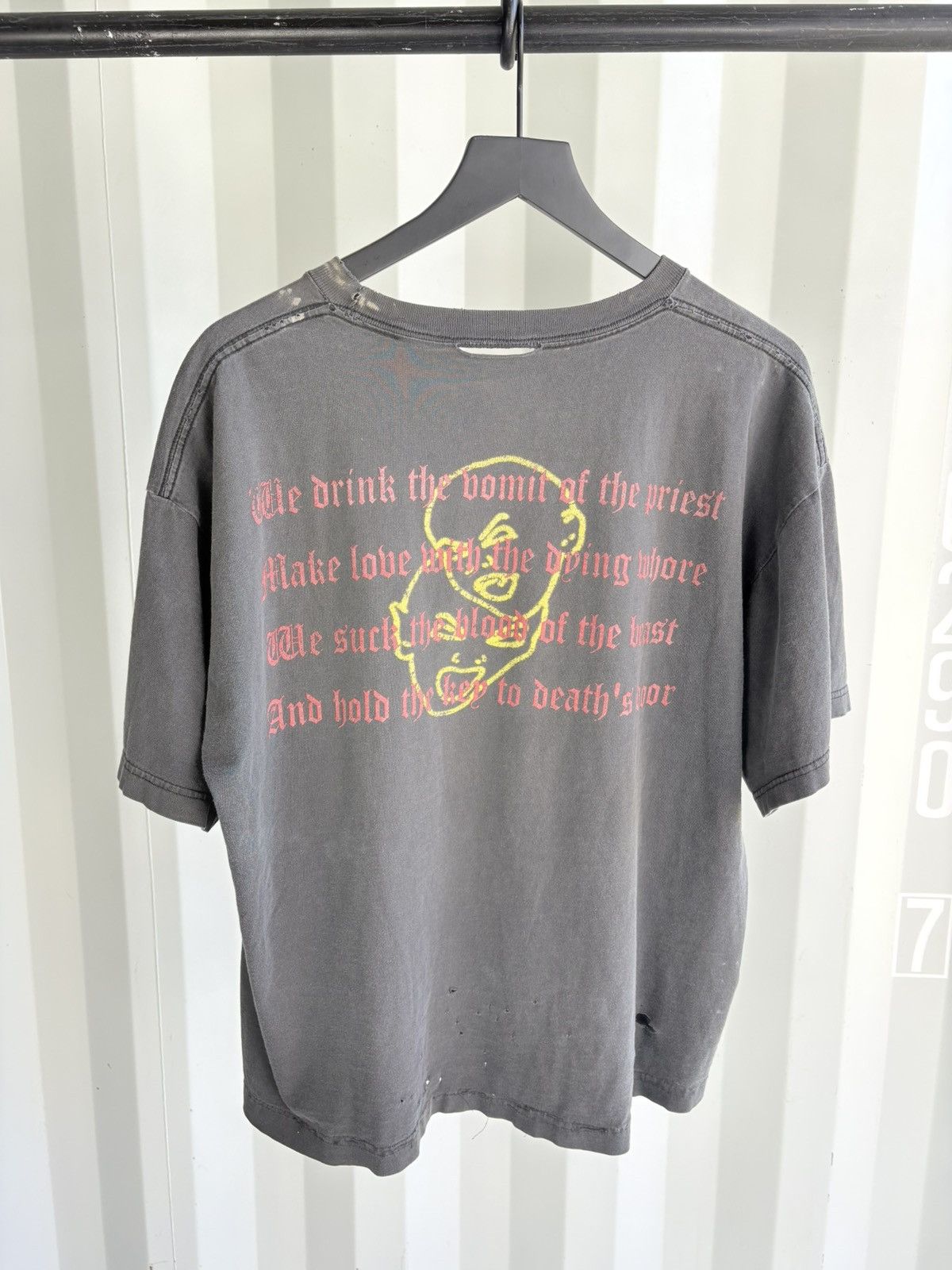 T-shirt Vintage Ministry 'Everyday Is Halloween' - Brockum - Taille XL - Occasion