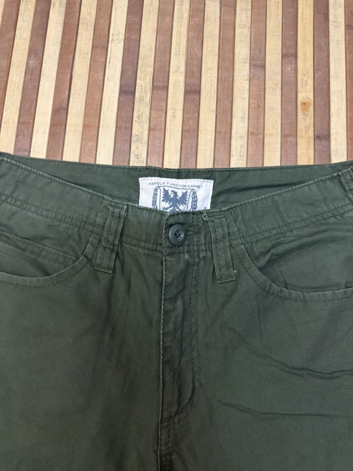 Japanese Brand Vintage FAMOUS FUNCTION GARMET Carpenter Cargo Pants W30X32. Size US 30 / EU 46 - 5 Thumbnail