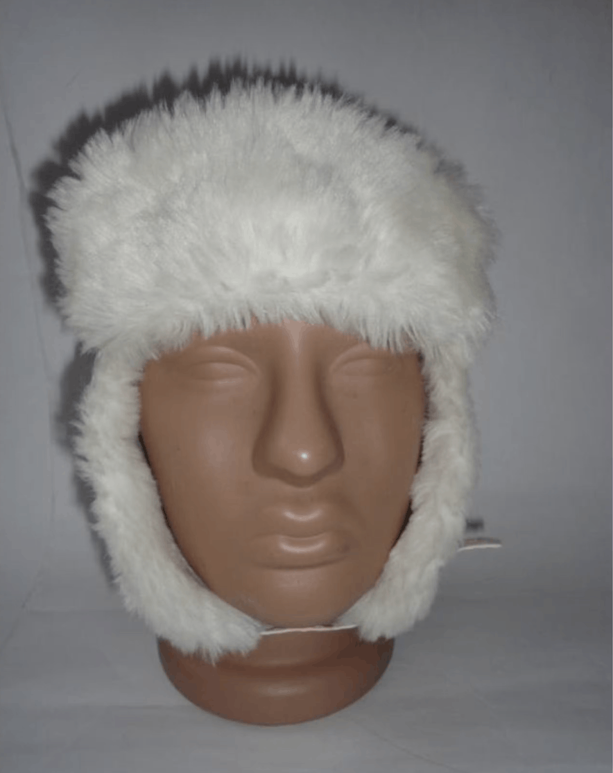 Anime Hello Kitty y2k Aviator Trapper Hat Faux Fur White Size ONE SIZE - 4 Thumbnail
