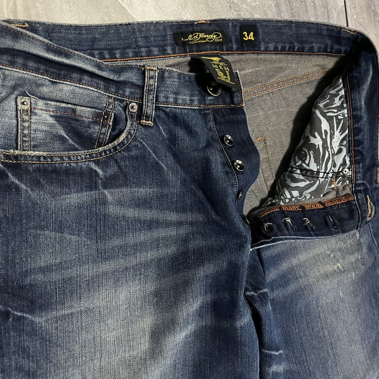 Ed Hardy Ed Hardy Pirat Jeans Size US 34 / EU 50 - 6 Thumbnail