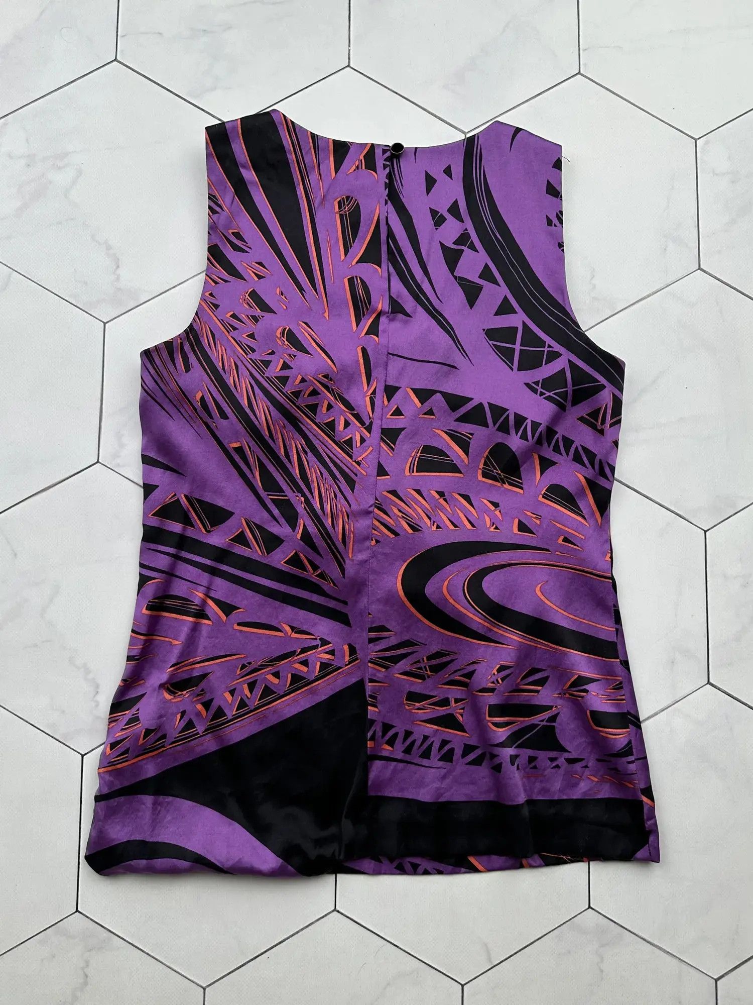 Trina Turk Trina Turk Silk Tank Top (B179) Size M / US 6-8 / IT 42-44 - 6 Thumbnail
