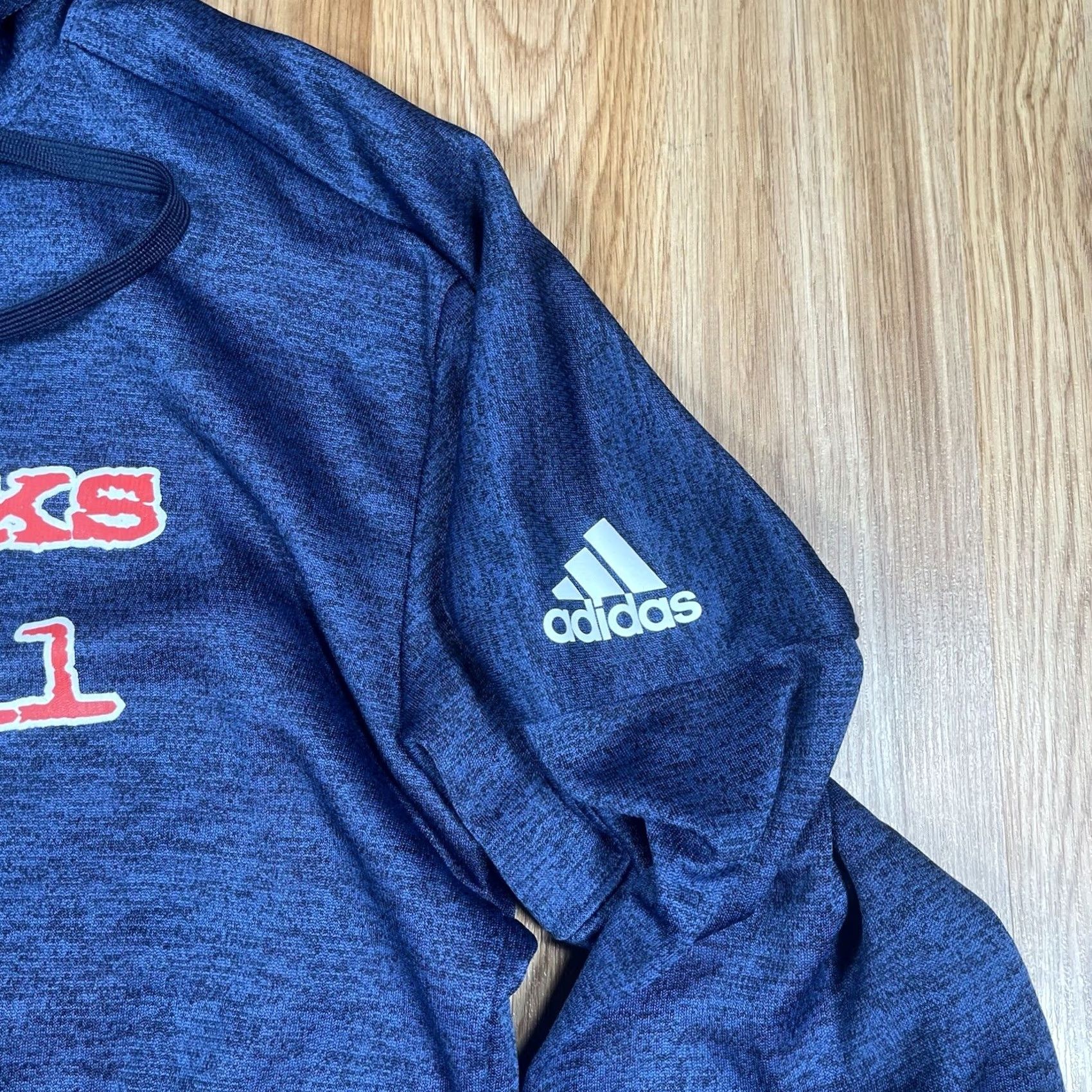 Adidas Adidas Mavericks Baseball Hoodie Mens Medium Blue Climawarm Polyester Sweatshirt Size US M / EU 48-50 / 2 - 3 Thumbnail