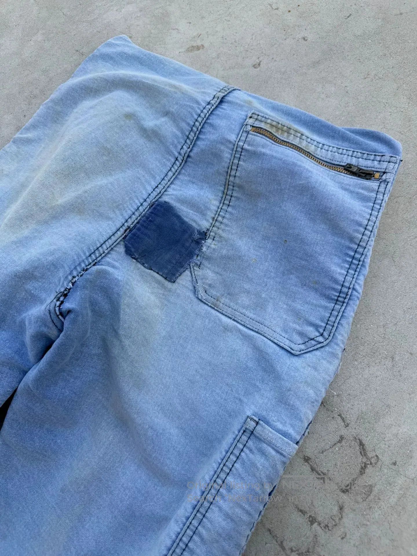 Vintage Vintage 50s French Moleskin Work Pants. Size US 32 / EU 48 - 7 Thumbnail