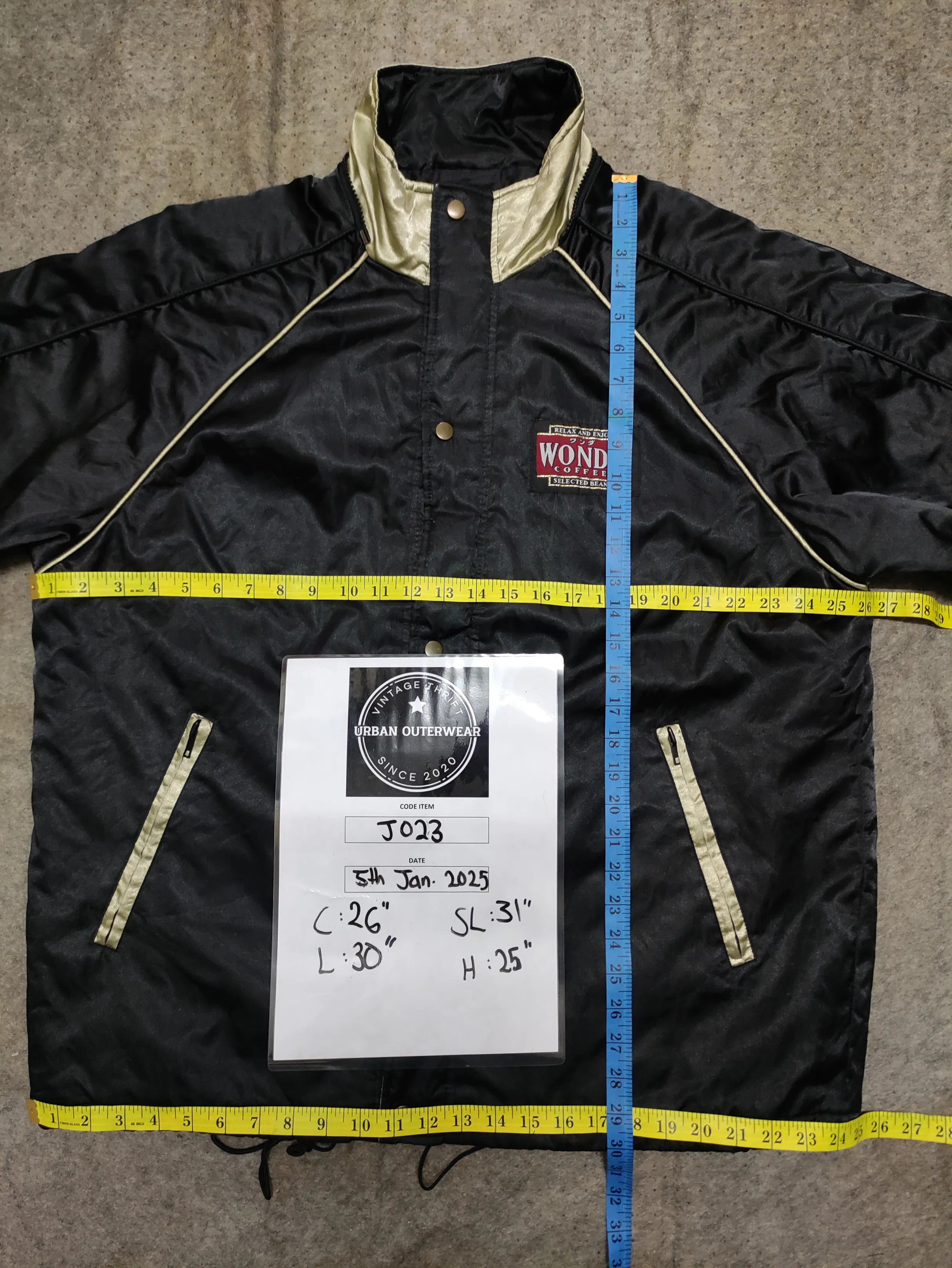 Asahi Vintage Asahi Soft Drinks Wonda Coffee Jacket J023 Size US XL / EU 56 / 4 - 18 Thumbnail