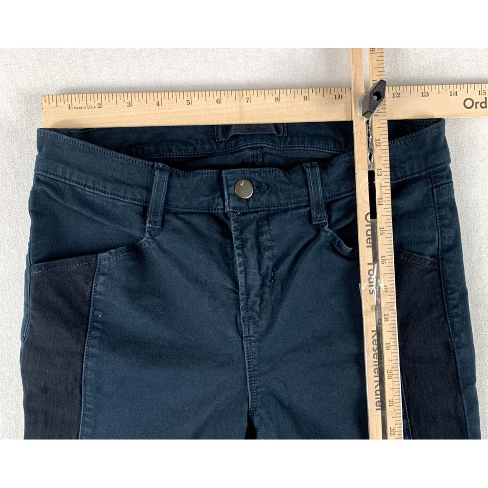 J Brand J Brand Skinny Jeans WOMENS Size 27 Navy Blue Two Tone Pants Size 27" / US 4 / IT 40 - 6 Thumbnail