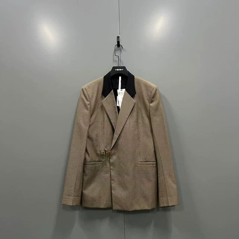 Givenchy Givenchy Size52 Houndstooth Notched Lapel Suit, Size 52 Size US M / EU 48-50 / 2 - 1 Thumbnail