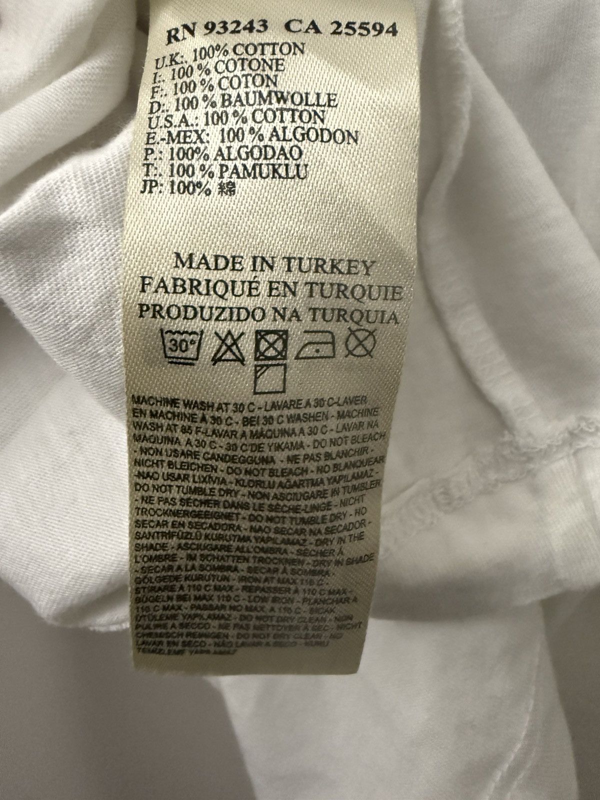 Diesel Diesel White Tee Size US L / EU 52-54 / 3 - 3 Thumbnail