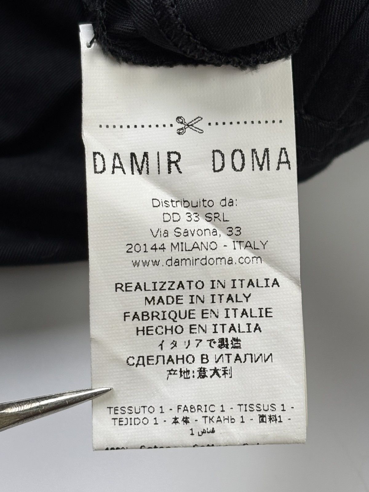 Damir Doma Damir Doma Black Paivi Trousers Size US 30 / EU 46 - 8 Thumbnail