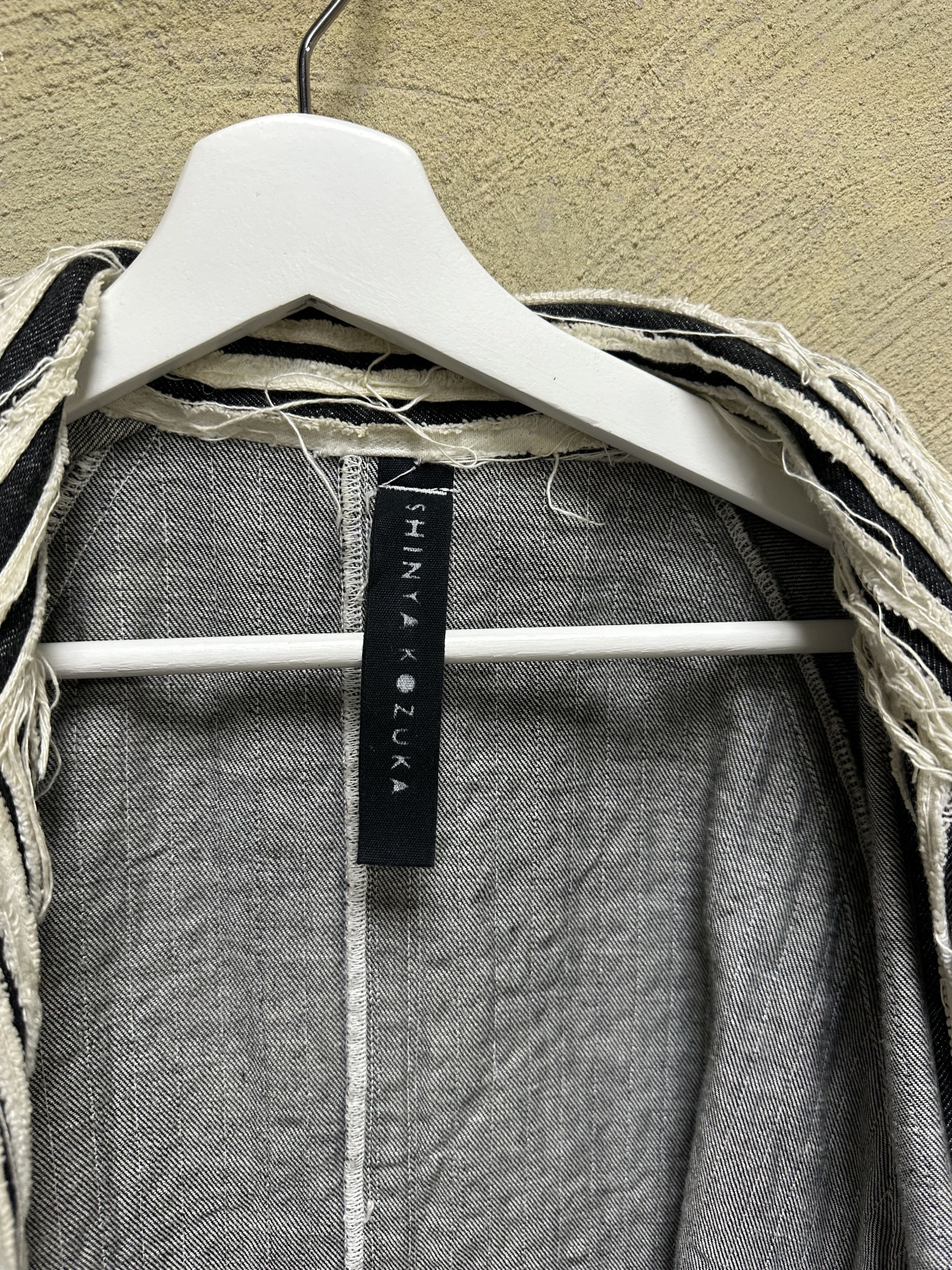 SHINYAKOZUKA Shinya Kozuka Denim Frayed Coat Size M Size US M / EU 48-50 / 2 - 4 Thumbnail