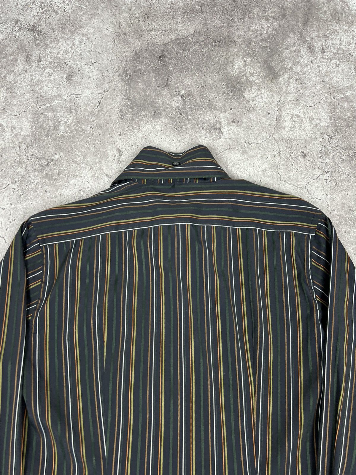 Dolce & Gabbana Vintage Dolce & Gabbana Striped Button Up Shirt Long Sleeve Size US XL / EU 56 / 4 - 17 Thumbnail