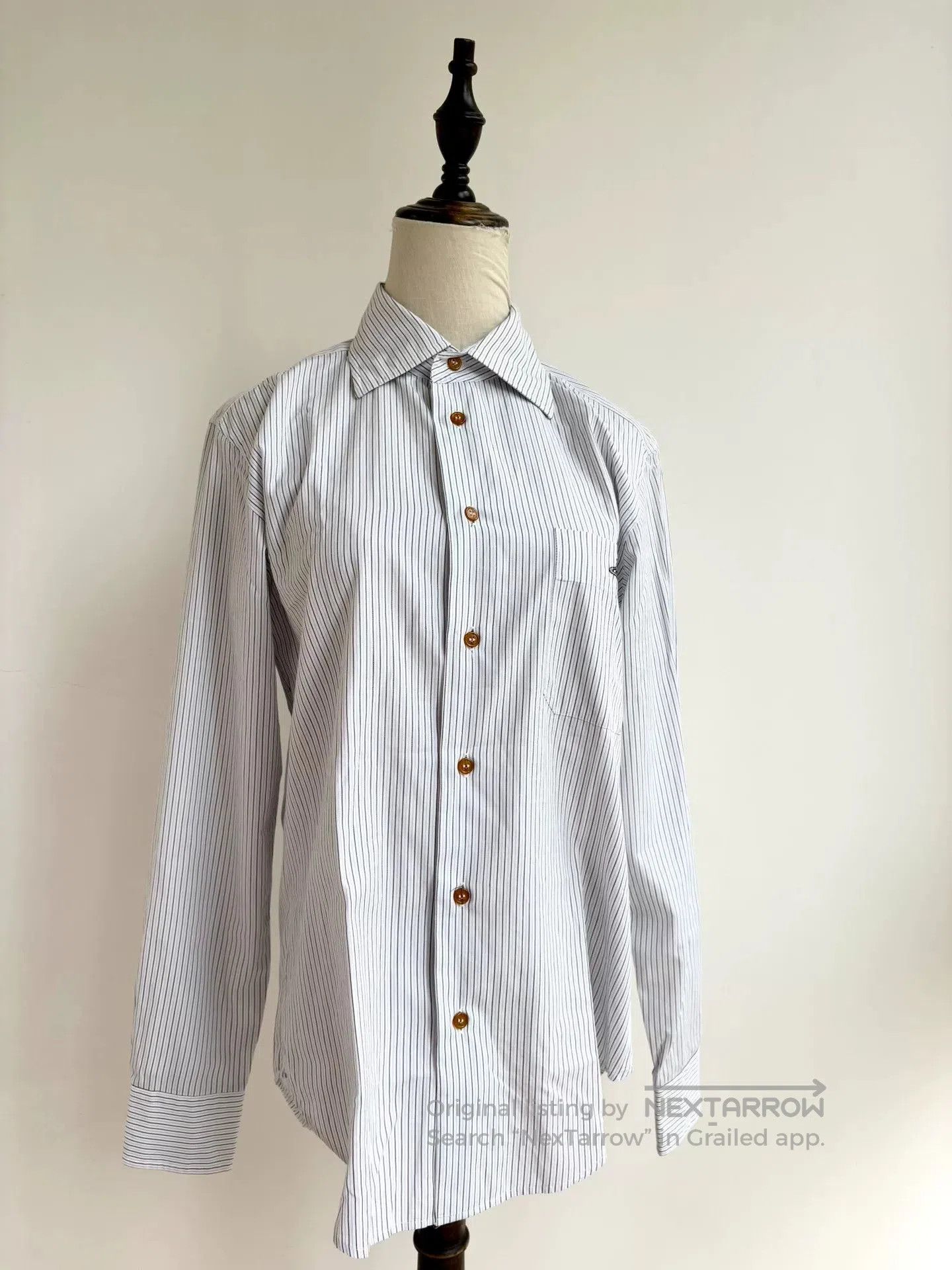 Vivienne Westwood vivienne westwood white striped shirt. Size XL / US 12-14 / IT 48-50 - 1 Thumbnail