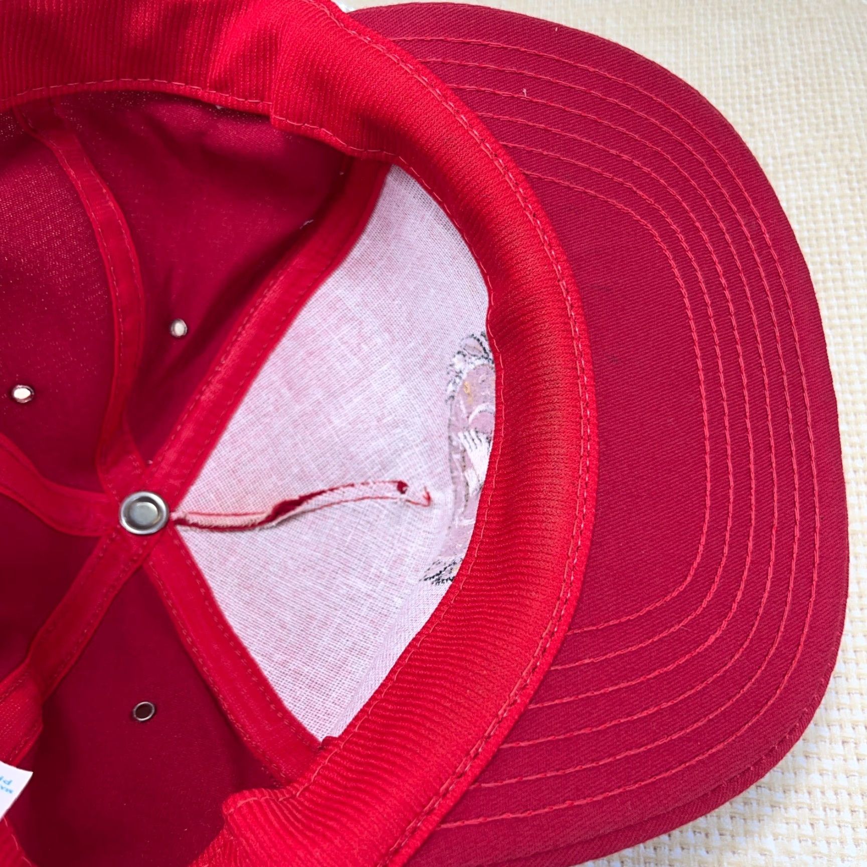 Vintage VINTAGE Eagle Ridge NASCAR Motosports Snapback Hat Men Red Adjustable 90s Y2K Retro Size ONE SIZE - 5 Thumbnail
