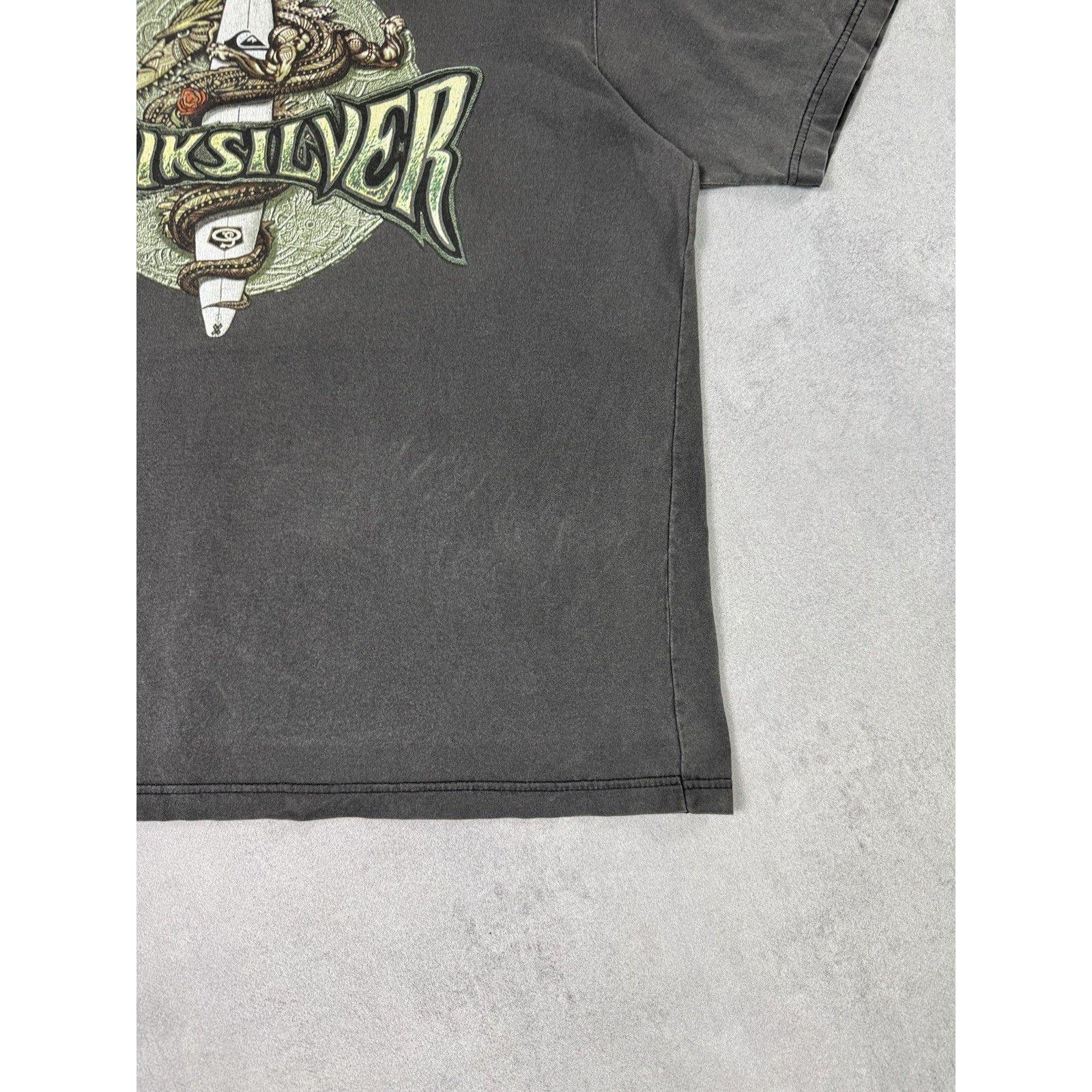 Quicksilver Vintage 90s Quicksilver Made In Australia Big Logo Surf Tee Size US M / EU 48-50 / 2 - 16 Thumbnail